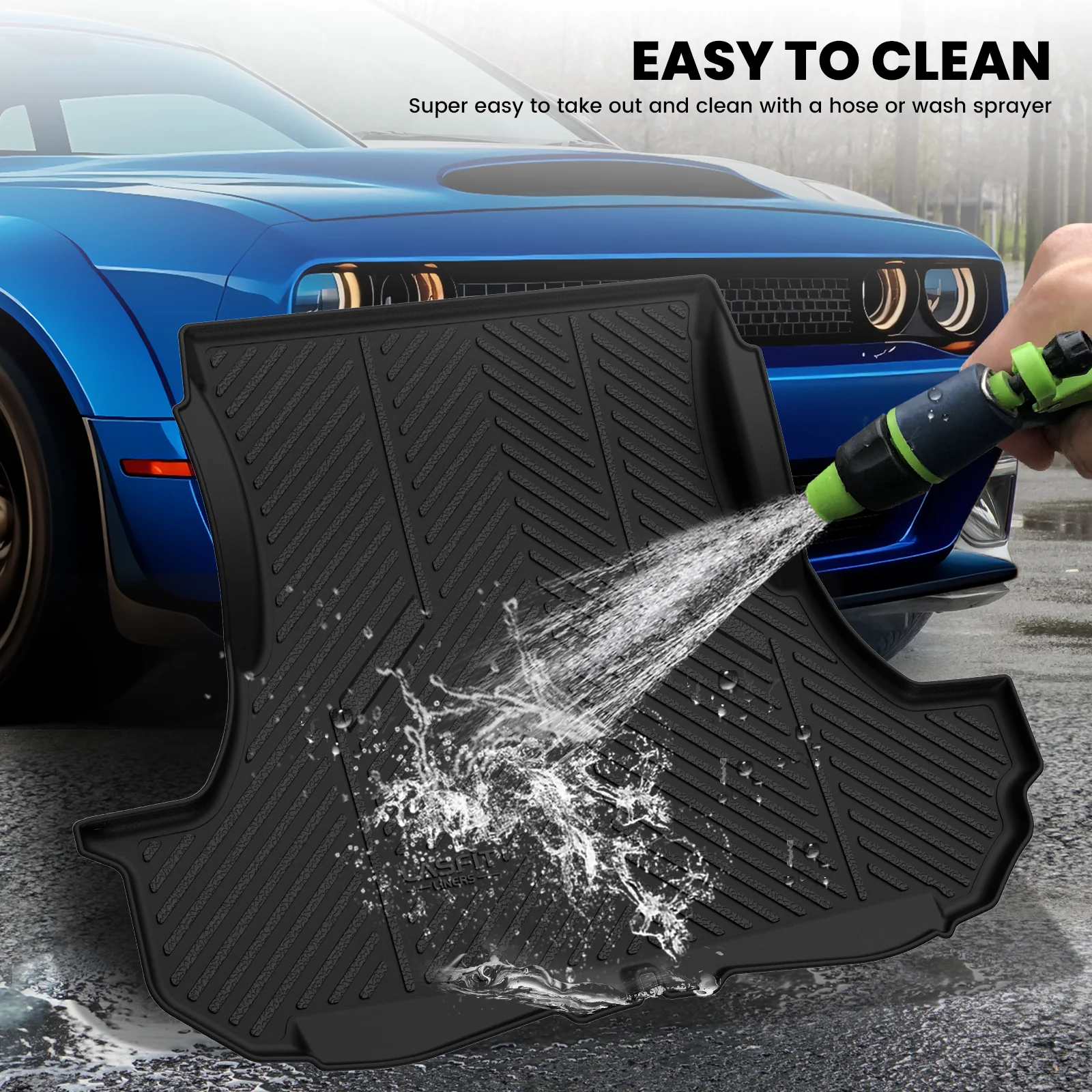 Fit for 2015-2023 Dodge Challenger Floor Mats or Cargo Mat - Image 15