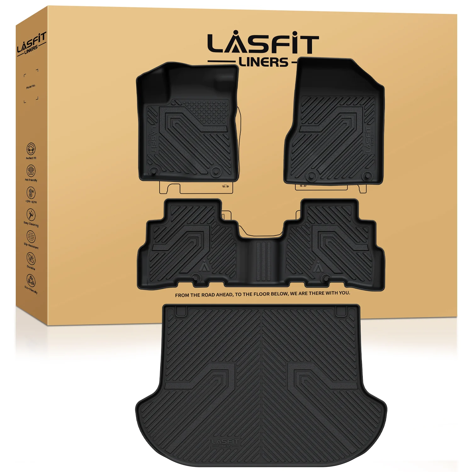 Fit for 2015-2024 Nissan Murano Floor Mats & Cargo Mat - Image 8
