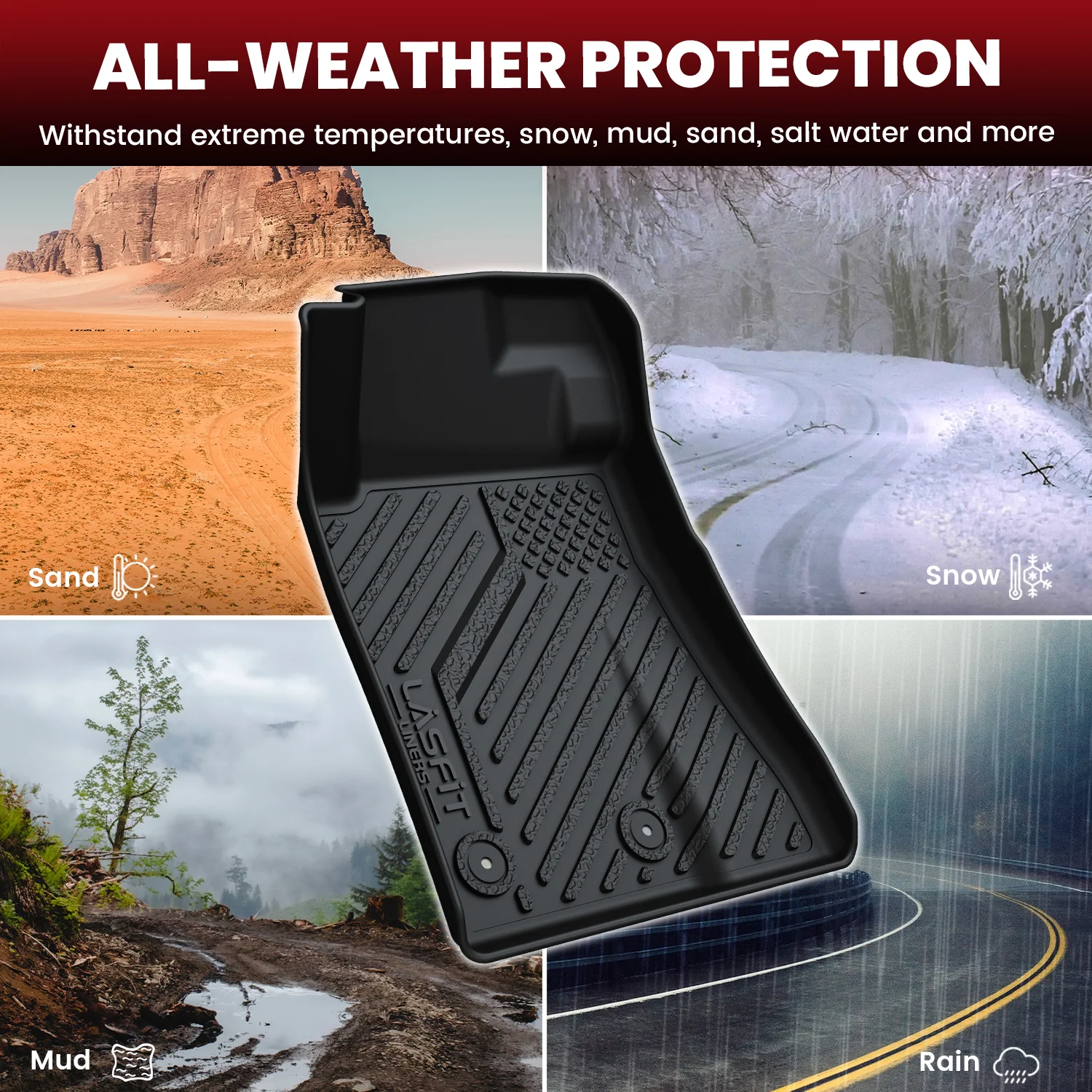 Fit for 2015-2026 Ford Mustang Floor Mats or Cargo Mat - Image 15