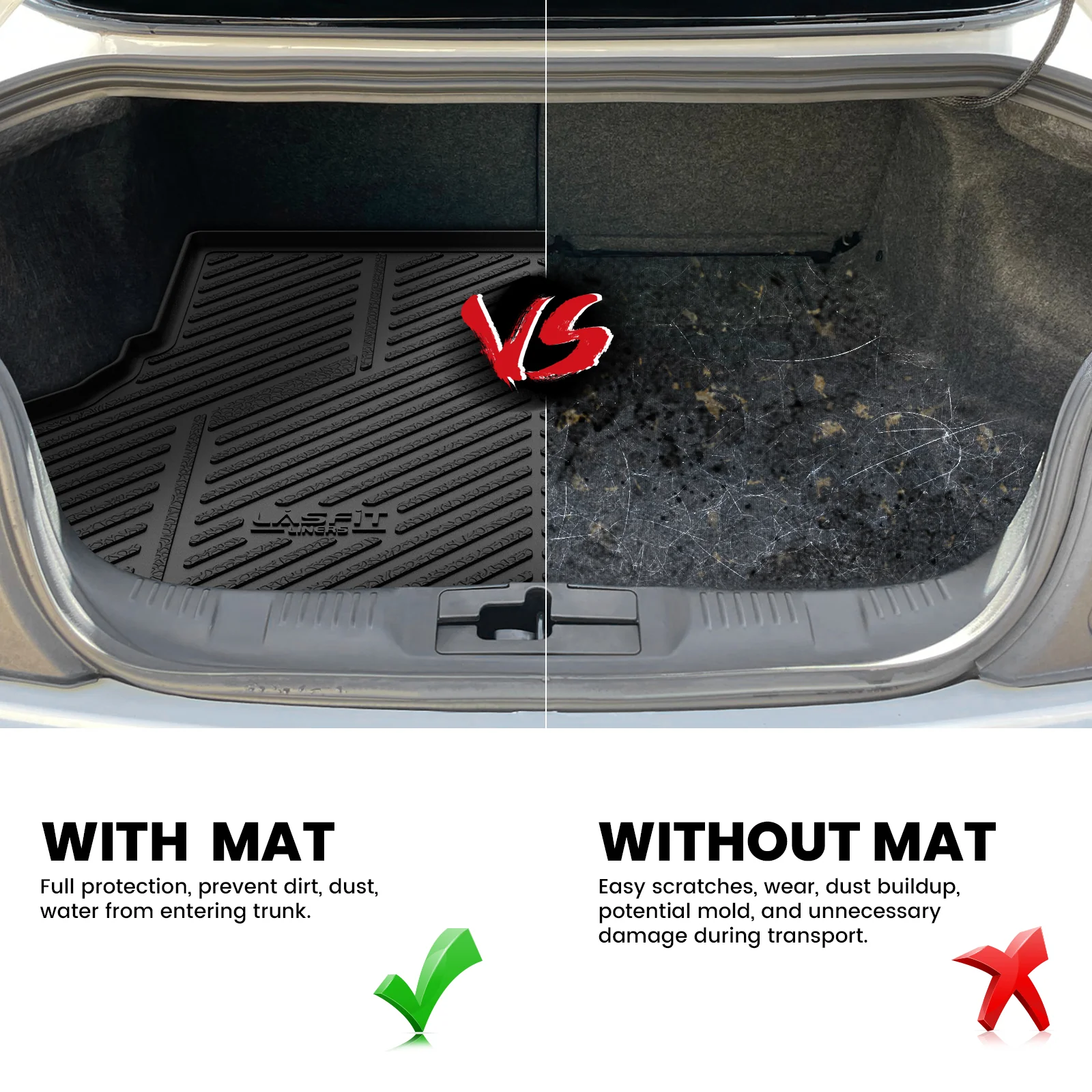 Fit for 2015-2026 Ford Mustang Floor Mats or Cargo Mat - Image 19