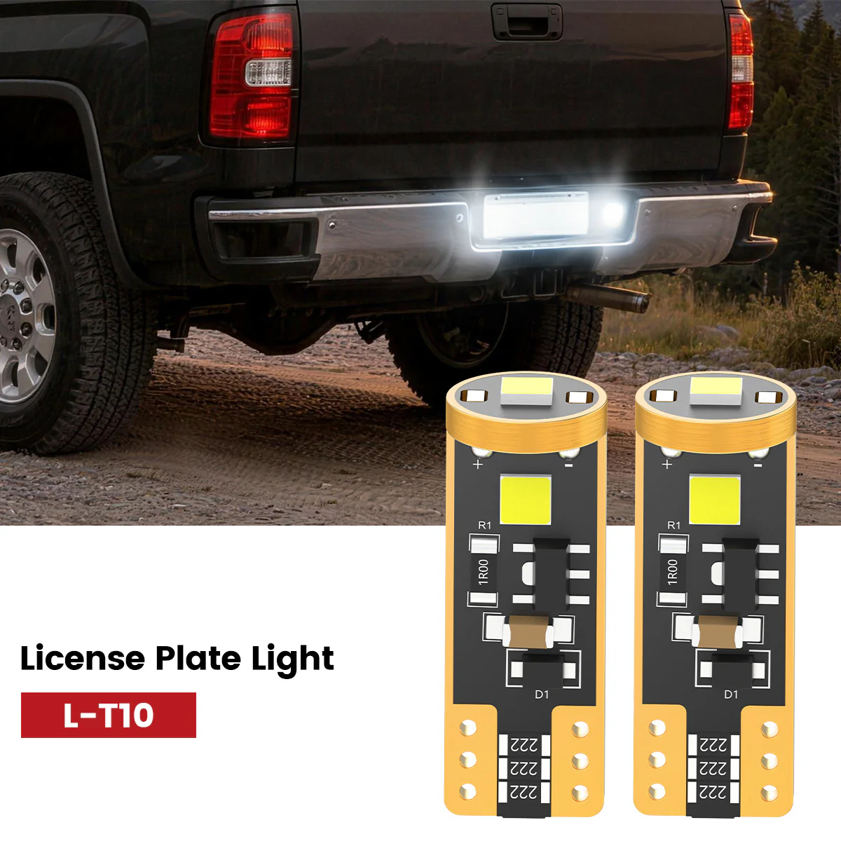 Fit for 2015 GMC Sierra 2500HD 3500HD The Brightest LED Bulbs Upgrade - Image 37