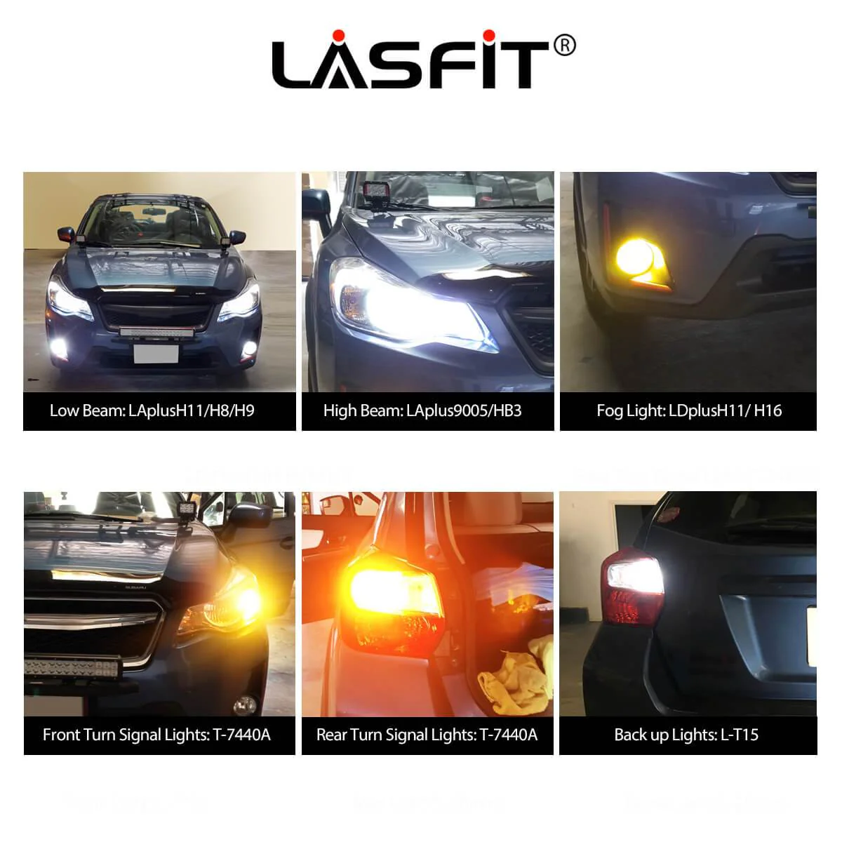 Fit for 2012-2017 Subaru Crosstrek LED Bulbs Upgrade - Image 4