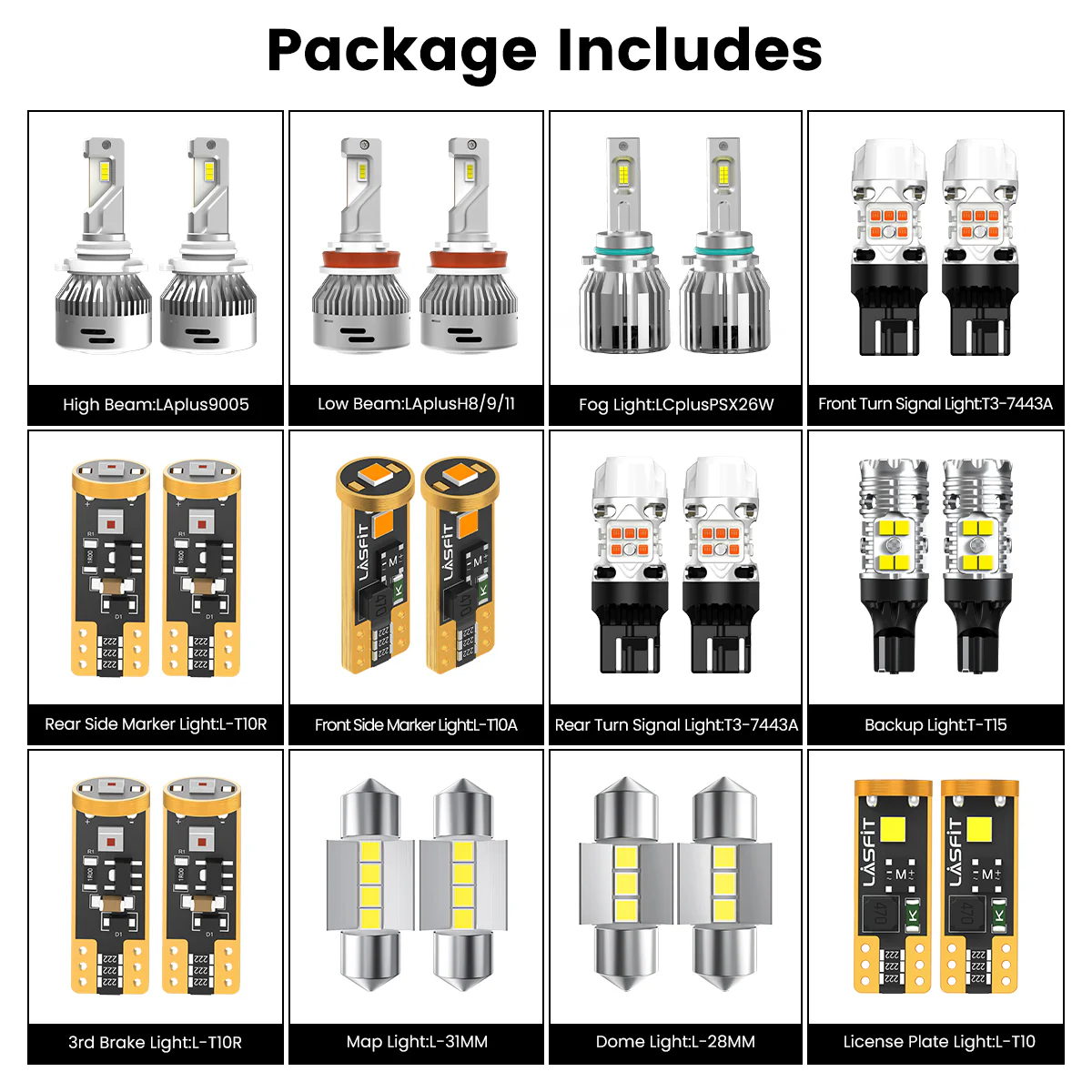 Fit for 2012-2017 Subaru Crosstrek LED Bulbs Upgrade - Image 9