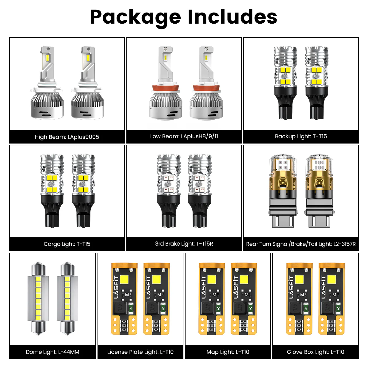 Fit for 2016-2018 Ram HD 2500/3500 LED Bulbs Upgrade | Tested and Verified - Image 14