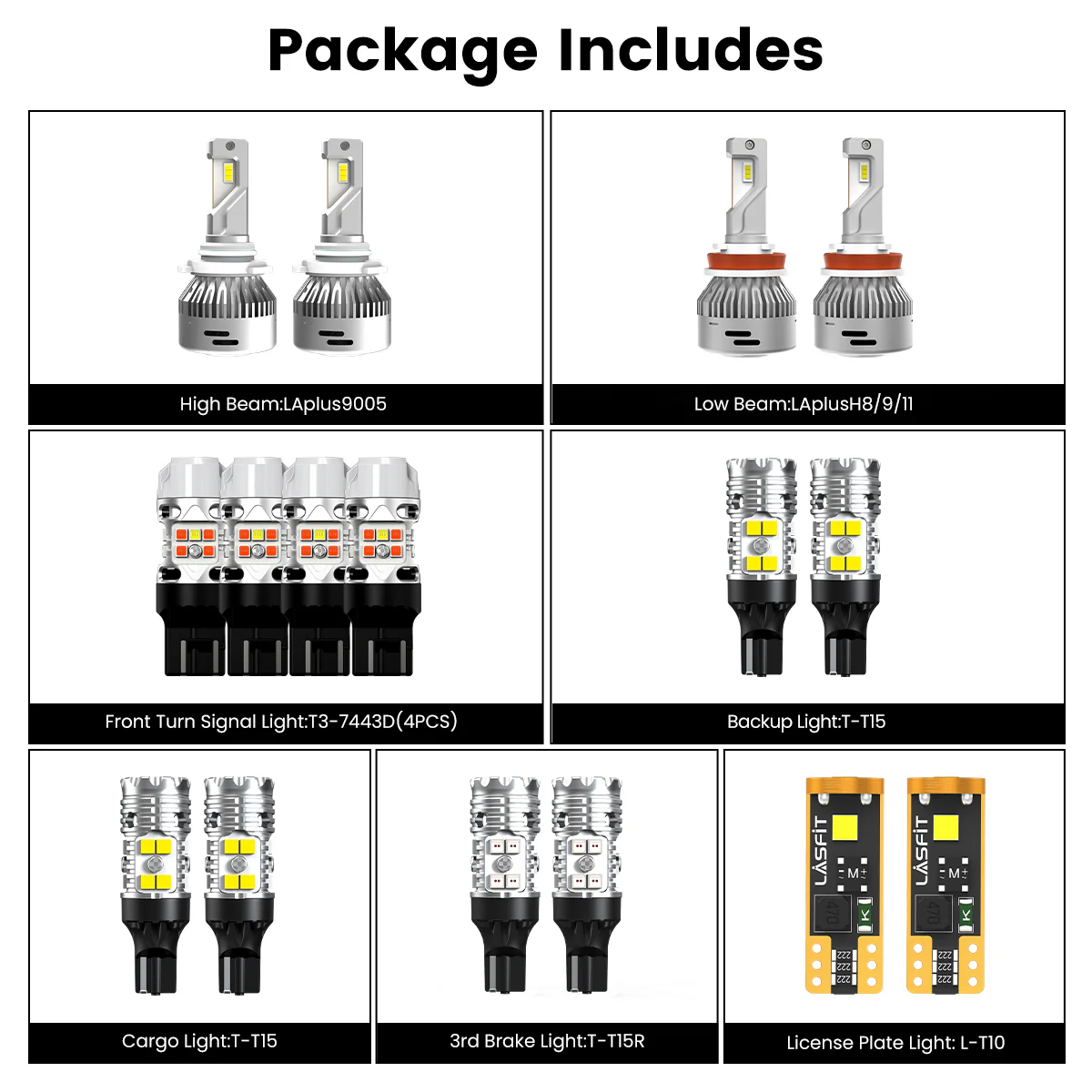 Fit for 2015-2019 Chevrolet Silverado 2500 3500 LED Bulbs Upgrade | Tested and Verified - Image 5