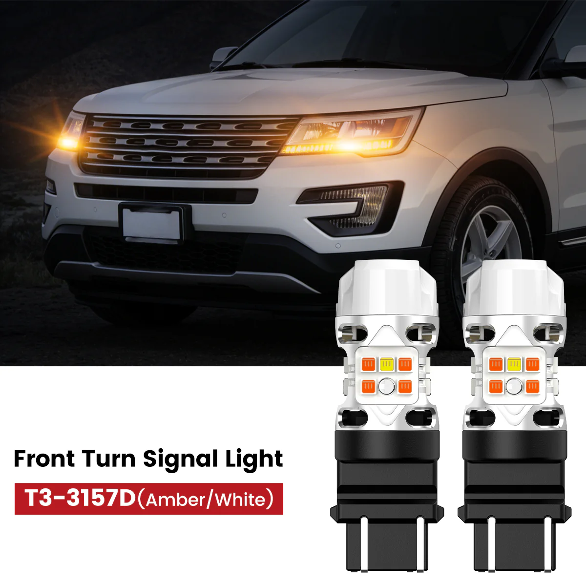 Fit for 2016-2019 Ford Explorer The Brightest LED Bulbs Upgrade - Image 16