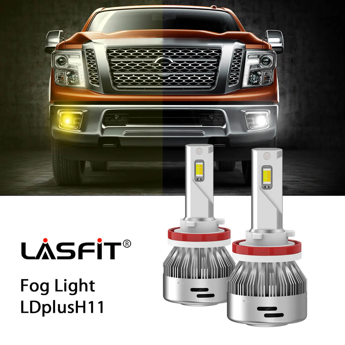 Fit for 2016-2019 Nissan Titan LED Bulbs H11 9005 Exterior Bulbs Upgrade - Image 16