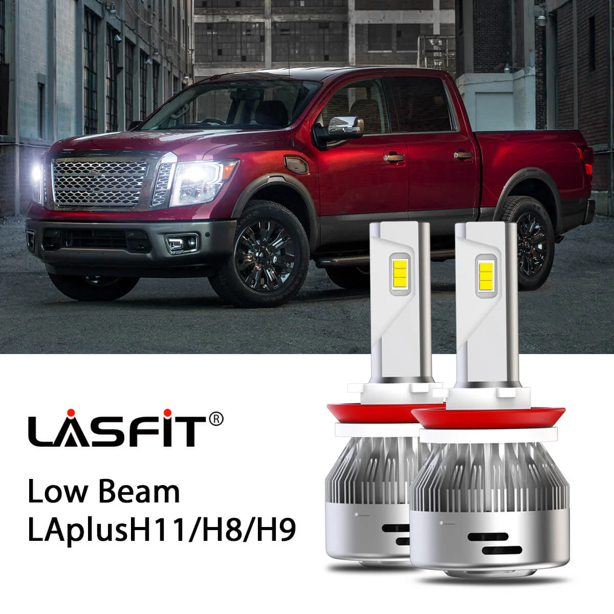 Fit for 2016-2019 Nissan Titan LED Bulbs H11 9005 Exterior Bulbs Upgrade - Image 4