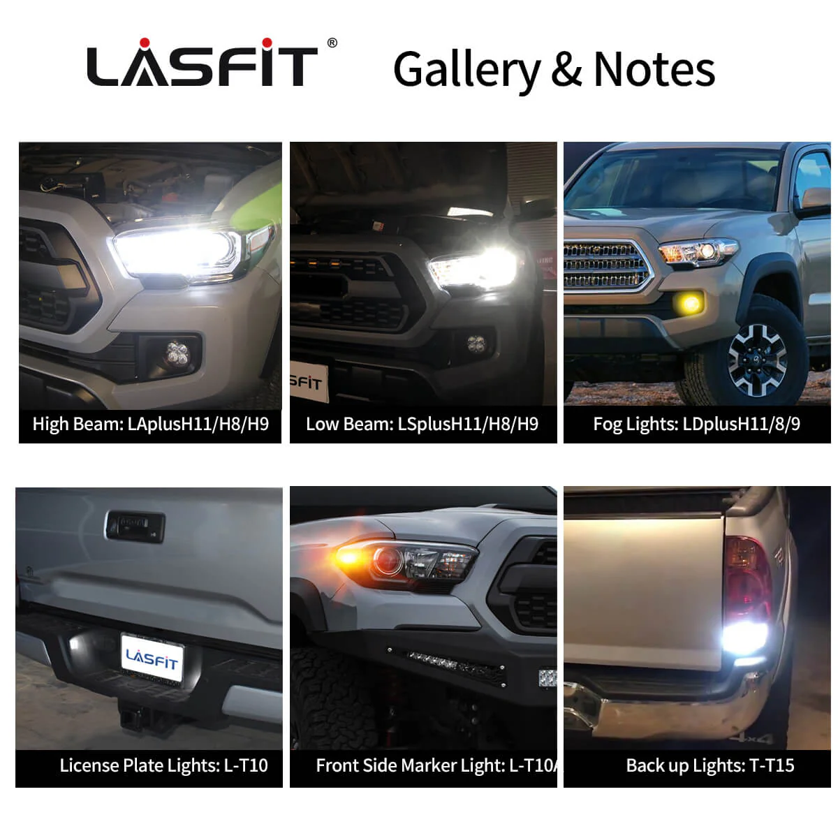 Fit for 2016-2023 Toyota Tacoma The Brightest LED Bulbs Upgrade | Tested and Verified - Image 4