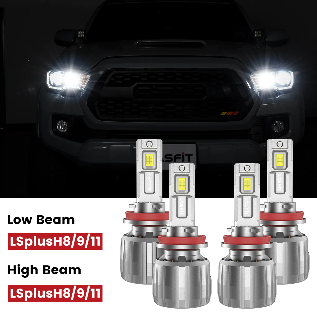 Fit for 2016-2023 Toyota Tacoma The Brightest LED Bulbs Upgrade | Tested and Verified - Image 40
