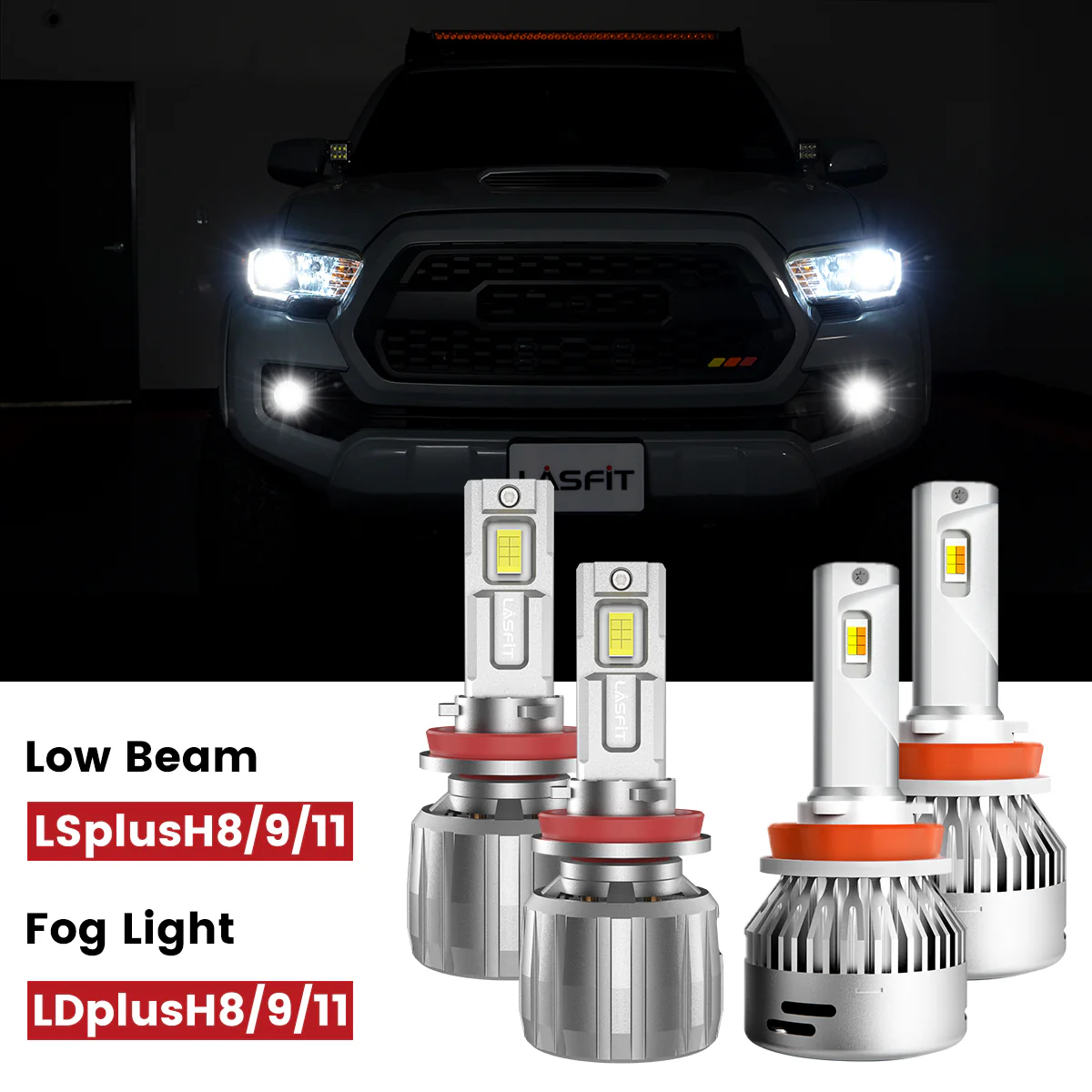 Fit for 2016-2023 Toyota Tacoma The Brightest LED Bulbs Upgrade | Tested and Verified - Image 47