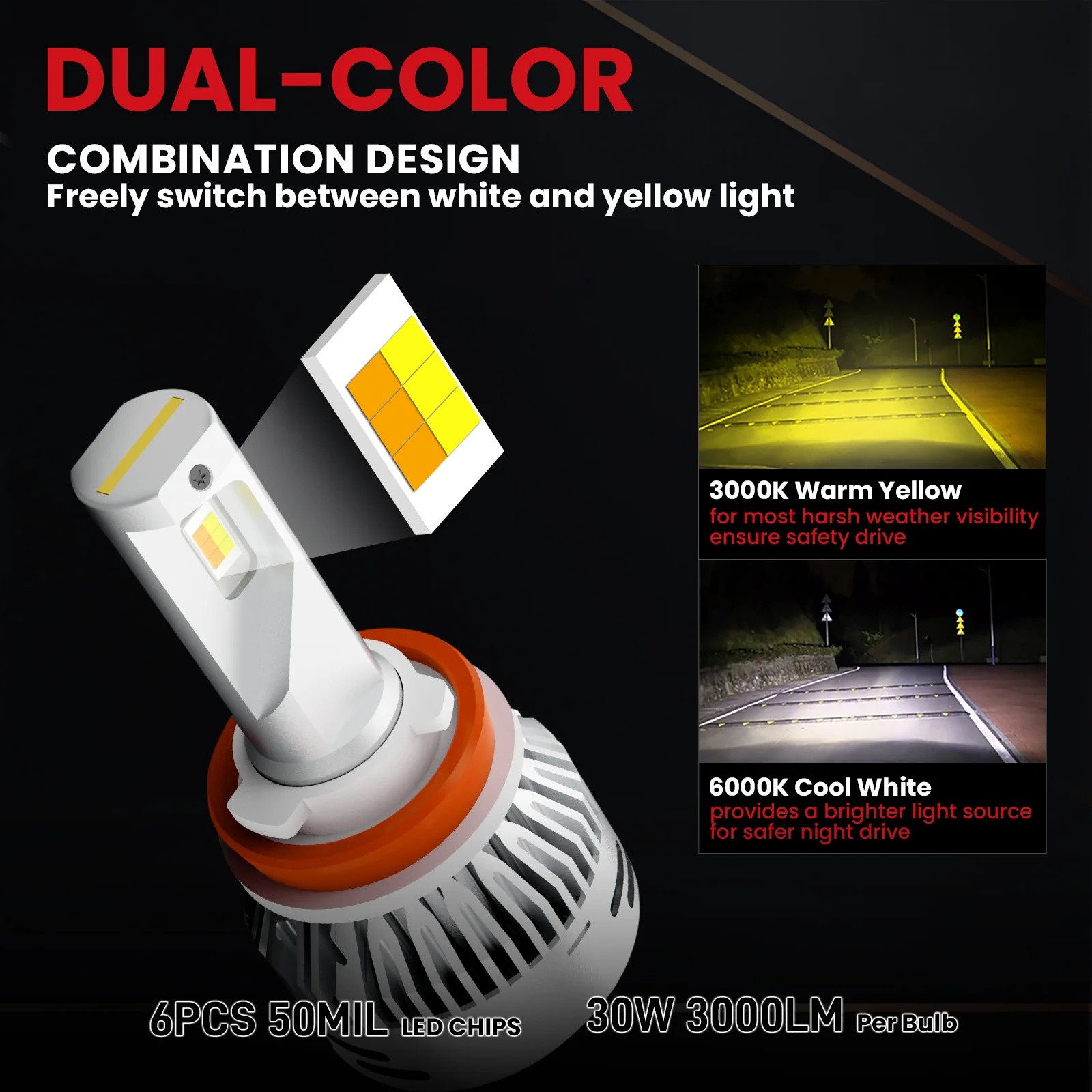 Fit for 2016-2023 Toyota Tacoma The Brightest LED Bulbs Upgrade | Tested and Verified - Image 48