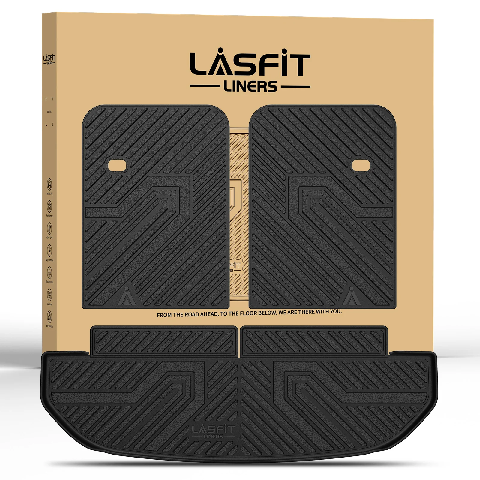 Fit for 2016-2020 Kia Sorento Floor Mats or Seatback & Cargo Mats, Fit 7 Seats Only - Image 17