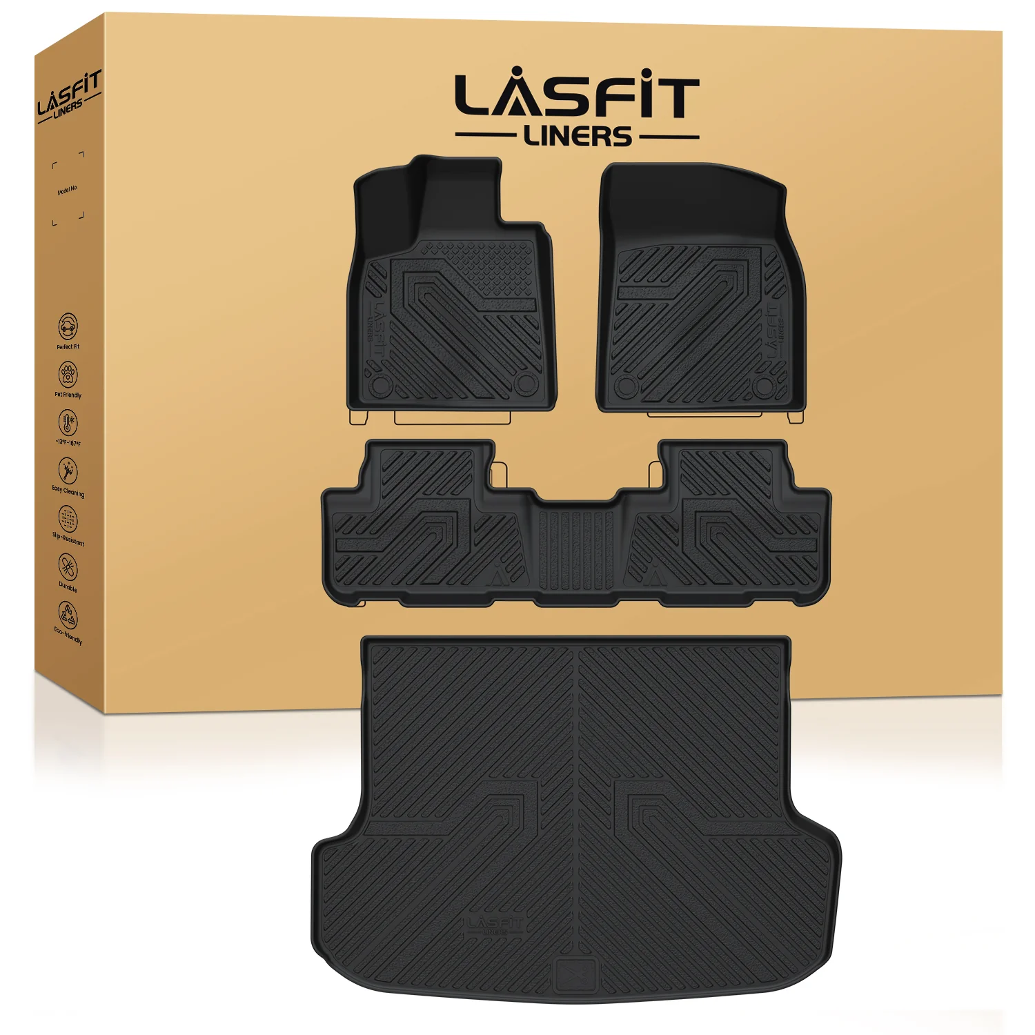 Fit for 2016-2022 Lexus RX350 RX450h Floor Mats or Cargo Mats, Don't Fit 2018-2022 RX L Models - Image 20