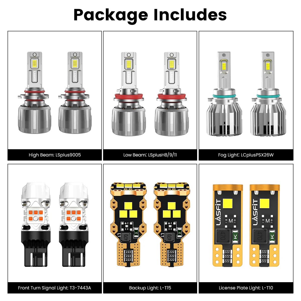 Fit for 2015-2020 Chevrolet Tahoe The Brightest LED Bulbs Upgrade | Tested and Verified - Image 2