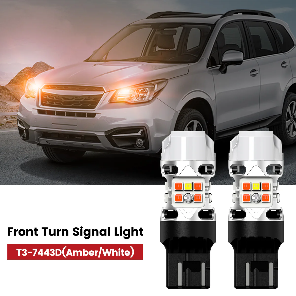 Fit for 2017-2018 Subaru Forester The Brightest LED Bulbs Upgrade - Image 24