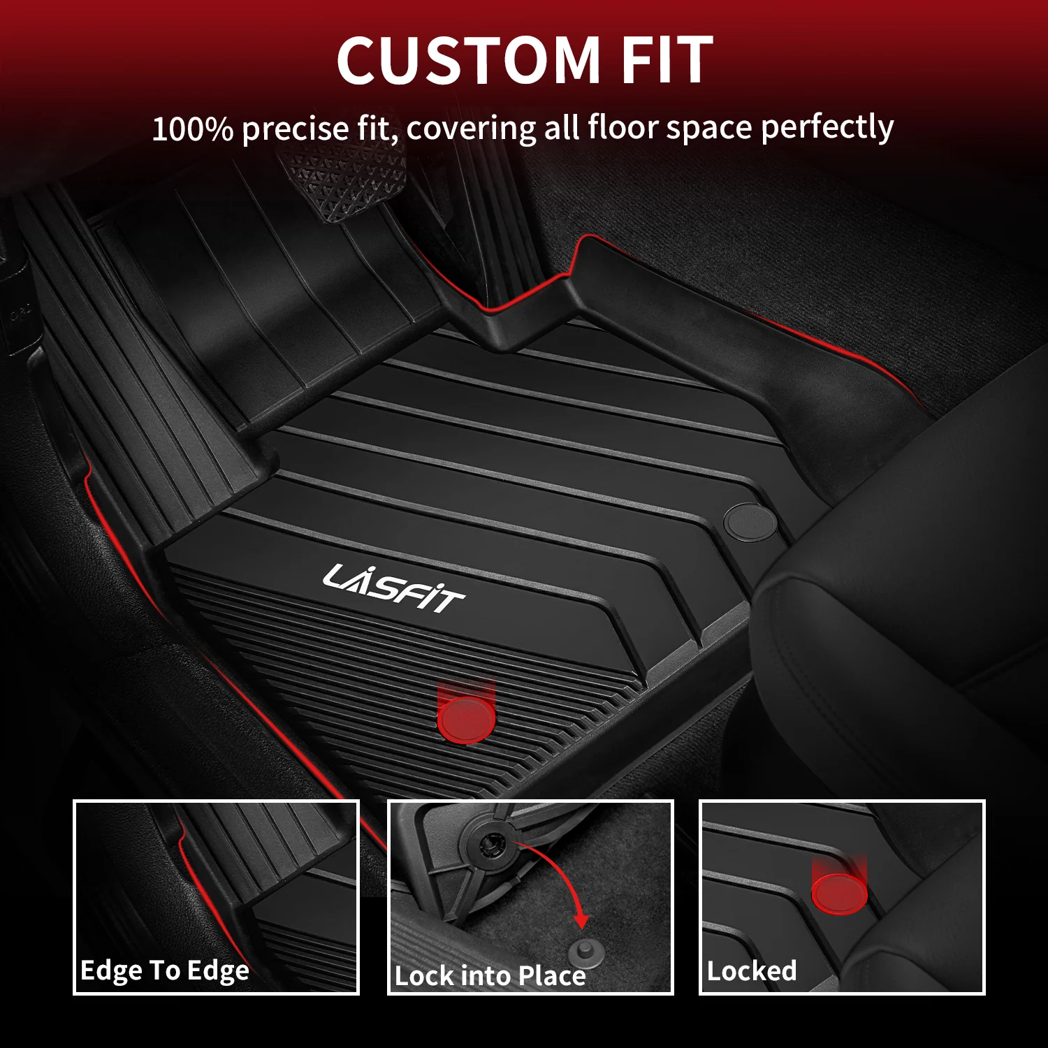 Fit for 2017-2023 BMW 5 Series Floor Mats or Cargo Mat, for 530i 540i 540d m550i, Not Fit GT - Image 13