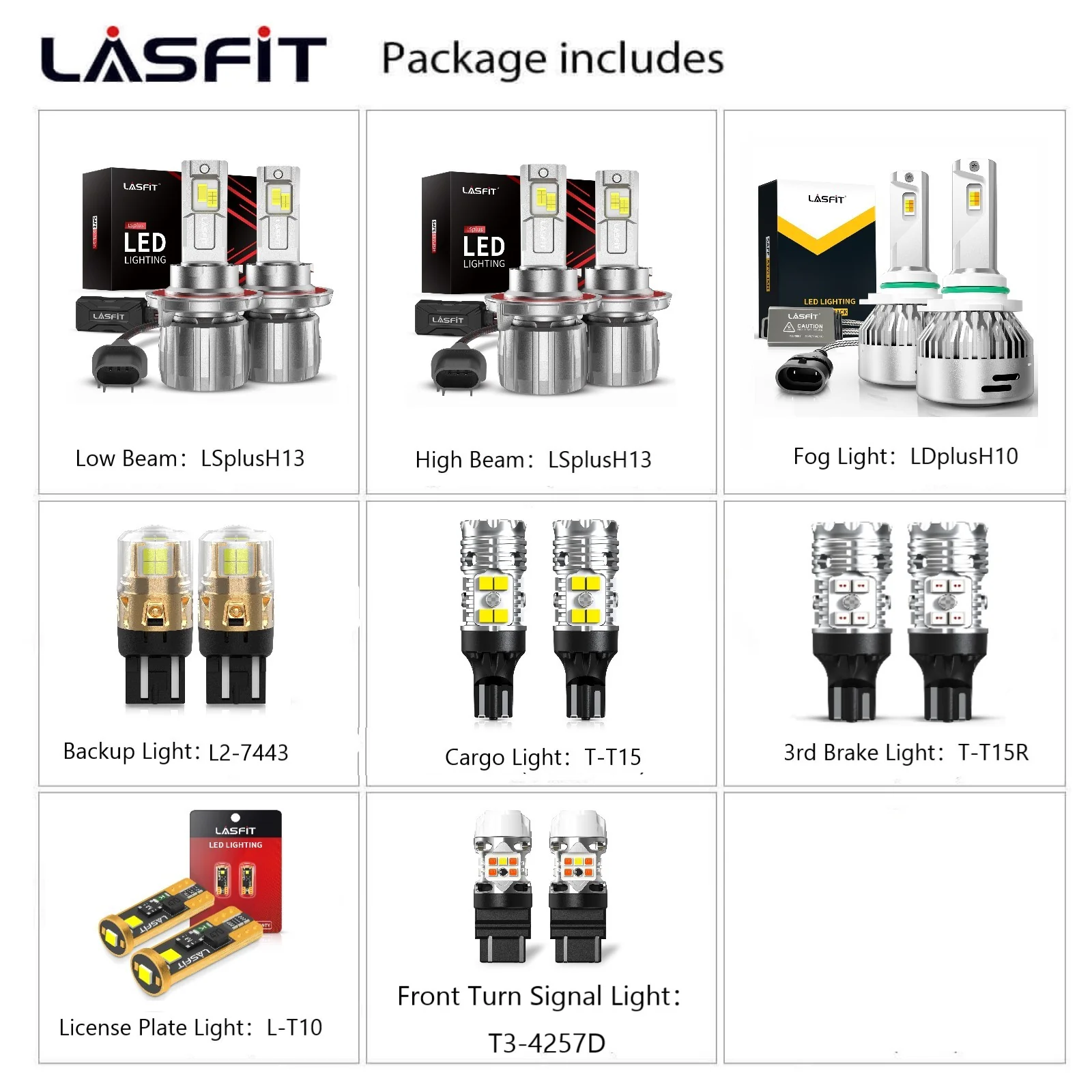 Fit for 2017-2019 Ford F-450 F-550 Super Duty The Brightest LED Bulbs Upgrade | Tested and Verified - Image 6