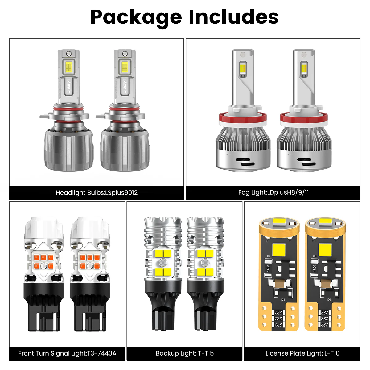 Fit for 2017-2019 GMC Acadia The Brightest LED Bulbs Upgrade | Tested and Verified - Image 2