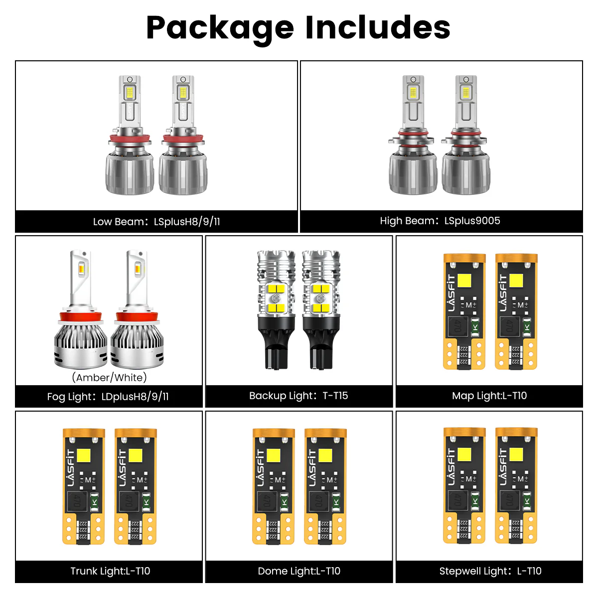Fit for 2017-2022 Honda CR-V The Brightest LED Bulbs Upgrade - Image 47