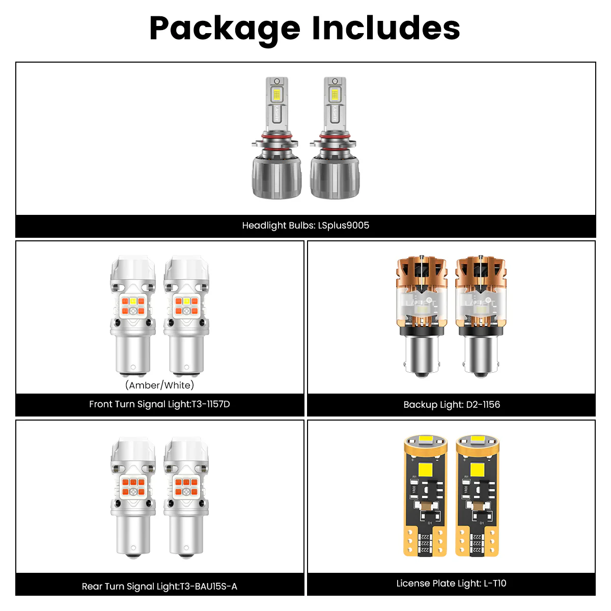 Fit for 2017-2019 Kia Sportage The Brightest LED Bulbs Upgrade - Image 10
