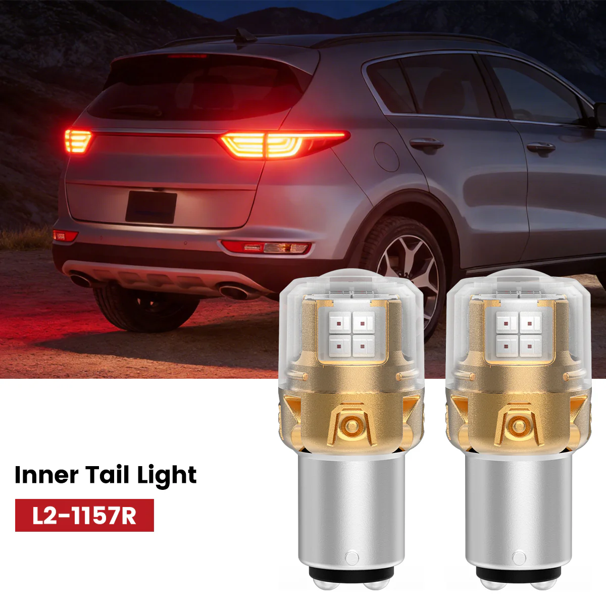 Fit for 2017-2019 Kia Sportage The Brightest LED Bulbs Upgrade - Image 44