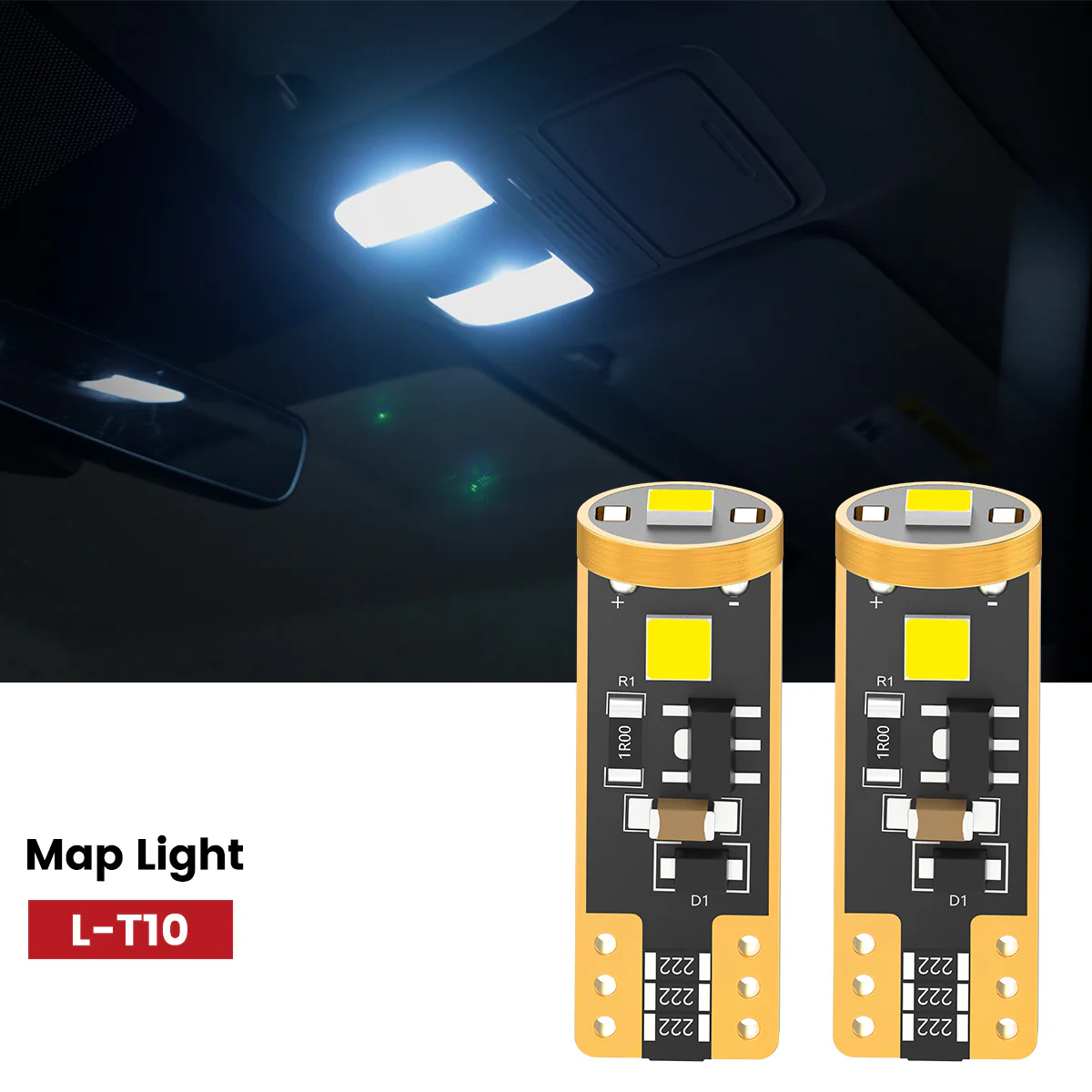 Fit for 2017-2019 Kia Sportage The Brightest LED Bulbs Upgrade - Image 56