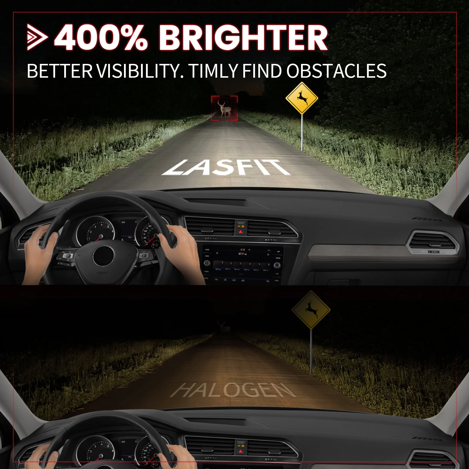 Fit for 2016-2019 Mercedes Benz GLE-Class LED Headlight Bulbs Plug & Play - Image 6