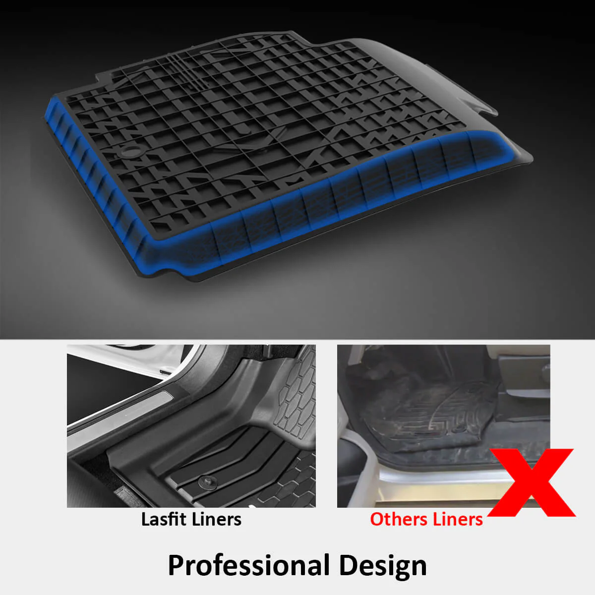 Fit for 2017-2020 Ford Fusion Custom Floor Mats or Cargo Mat, - Image 7
