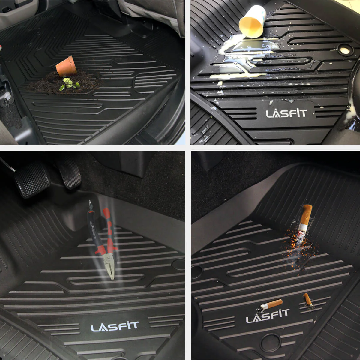 Fit for 2017-2020 Ford Fusion Custom Floor Mats or Cargo Mat, - Image 9
