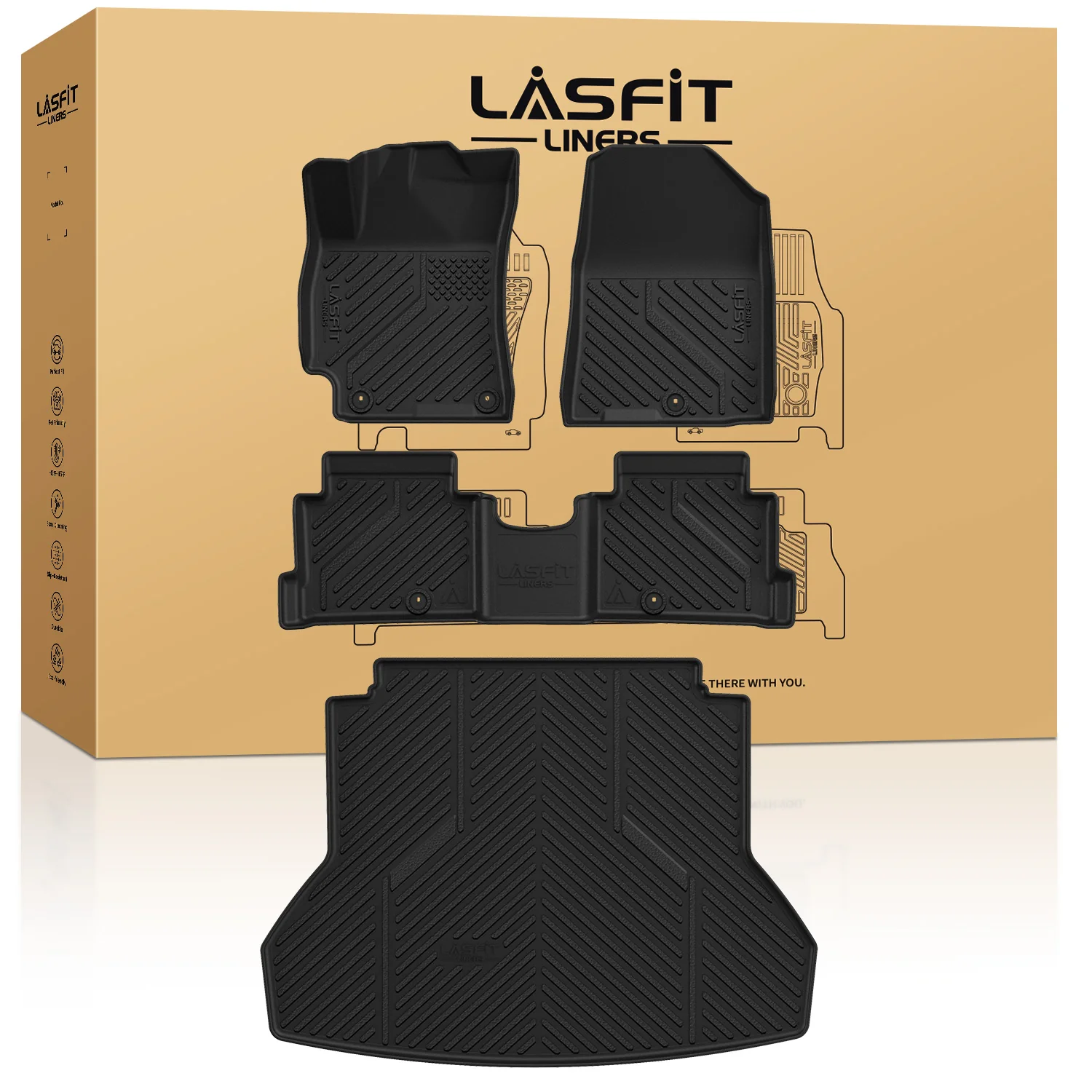 Fit for 2017-2020 Hyundai Elantra Floor Mats & Cargo Mat - Image 7
