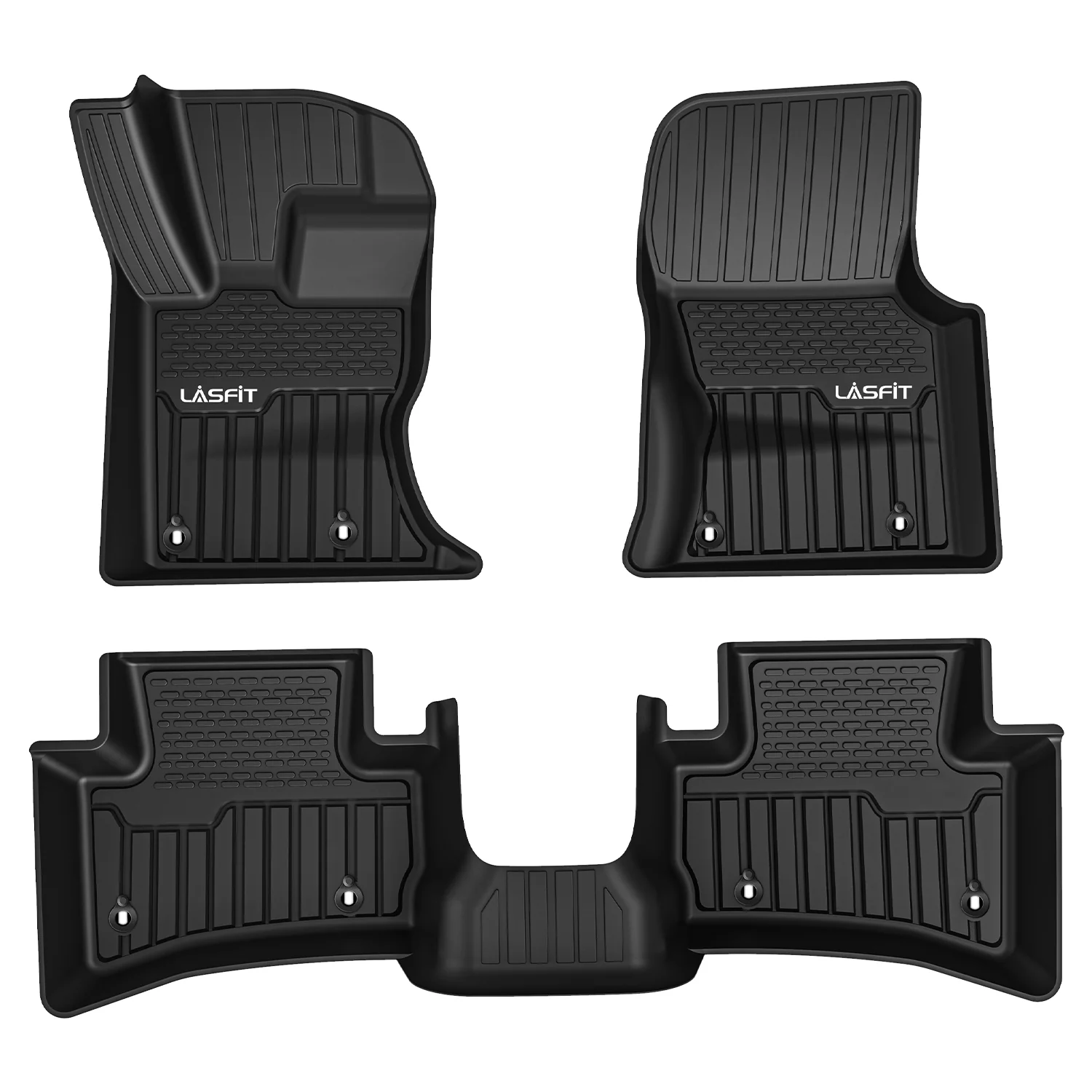 Fit for 2017-2026 Jaguar F-Pace Custom Floor Mats TPE Material 1st & 2nd Row Seat