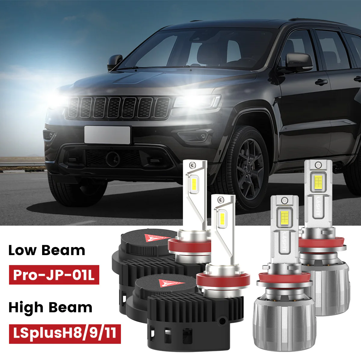 Custom Engineered for 2017-2022 Jeep Grand Cherokee LED Bulbs Upgrade | Tested and Verified - Image 41