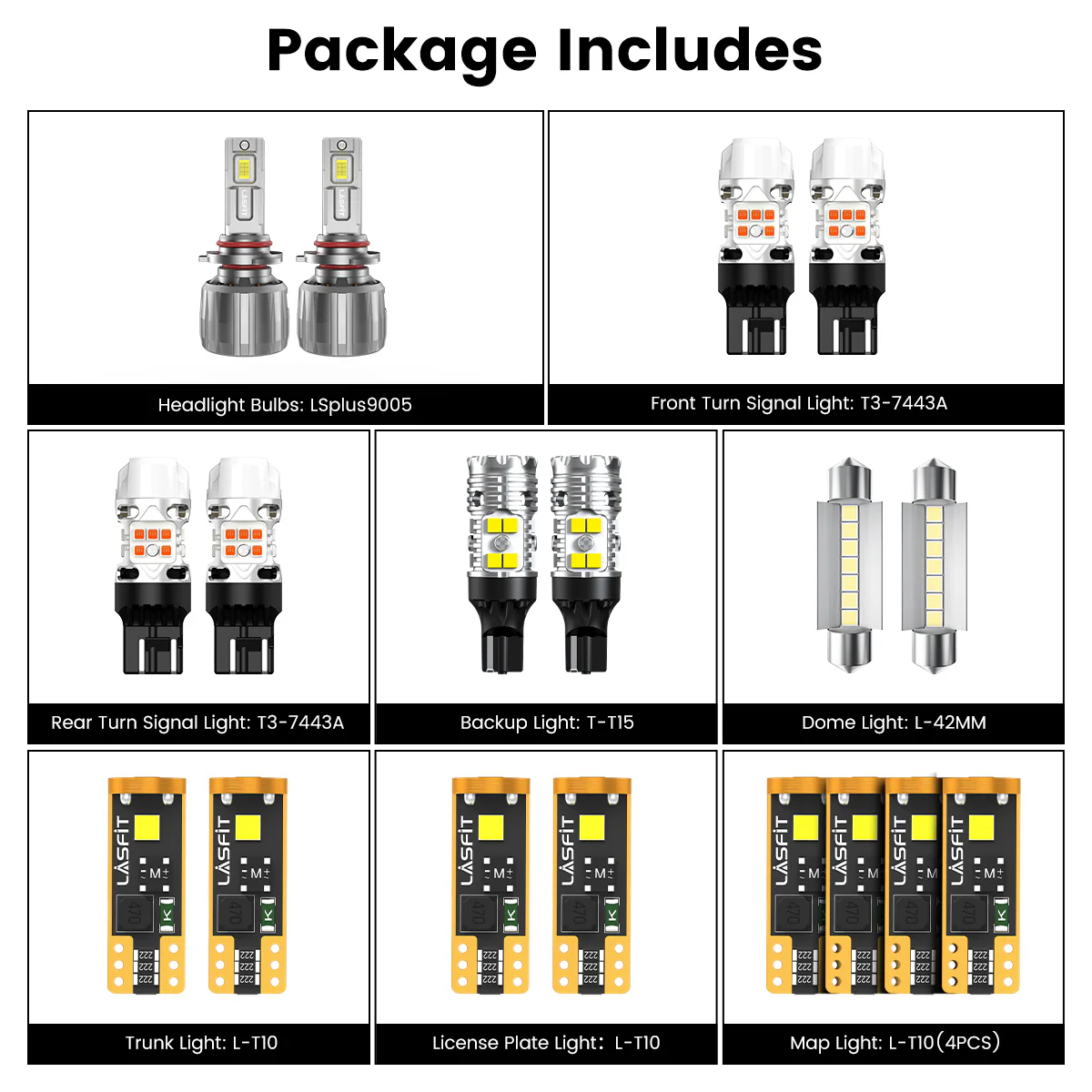 Fit for 2017-2022 Chevrolet Trax The Brightest LED Bulbs Upgrade - Image 6