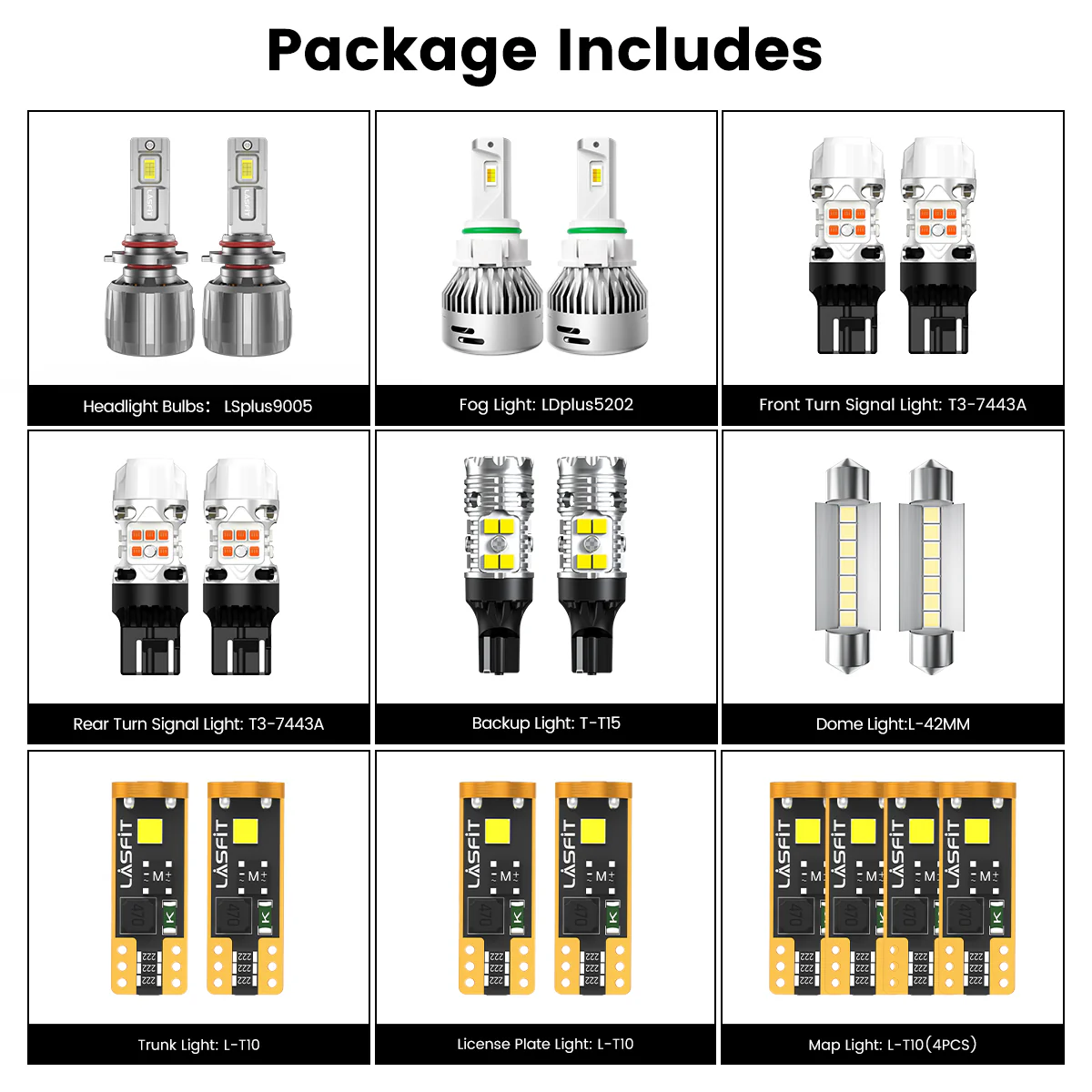 Fit for 2017-2022 Chevrolet Trax The Brightest LED Bulbs Upgrade - Image 9