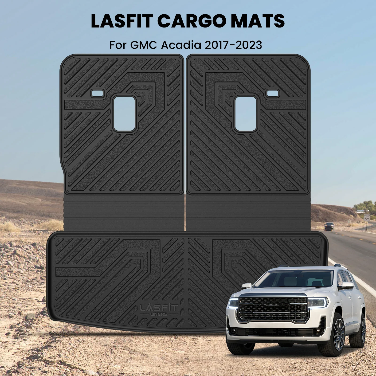 Fit for 2017-2023 GMC Acadia Floor Mats or Seatback & Cargo Mat - Image 16