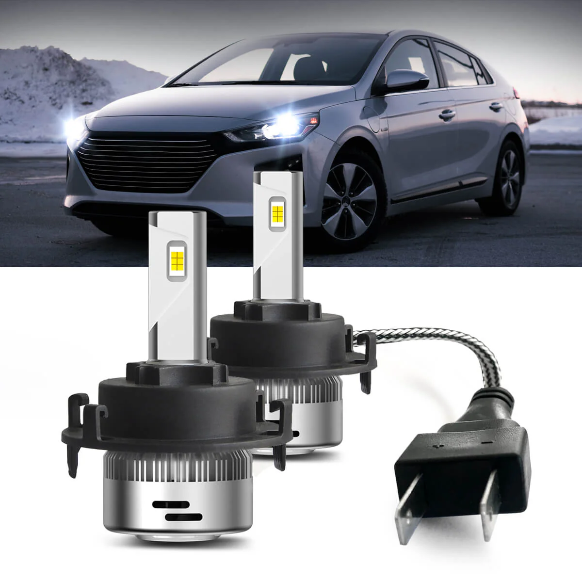 Fit for 2017-2020 Hyundai Ioniq Custom H7 LED Bulbs Exterior Interior Lights Plug and Play - Image 4
