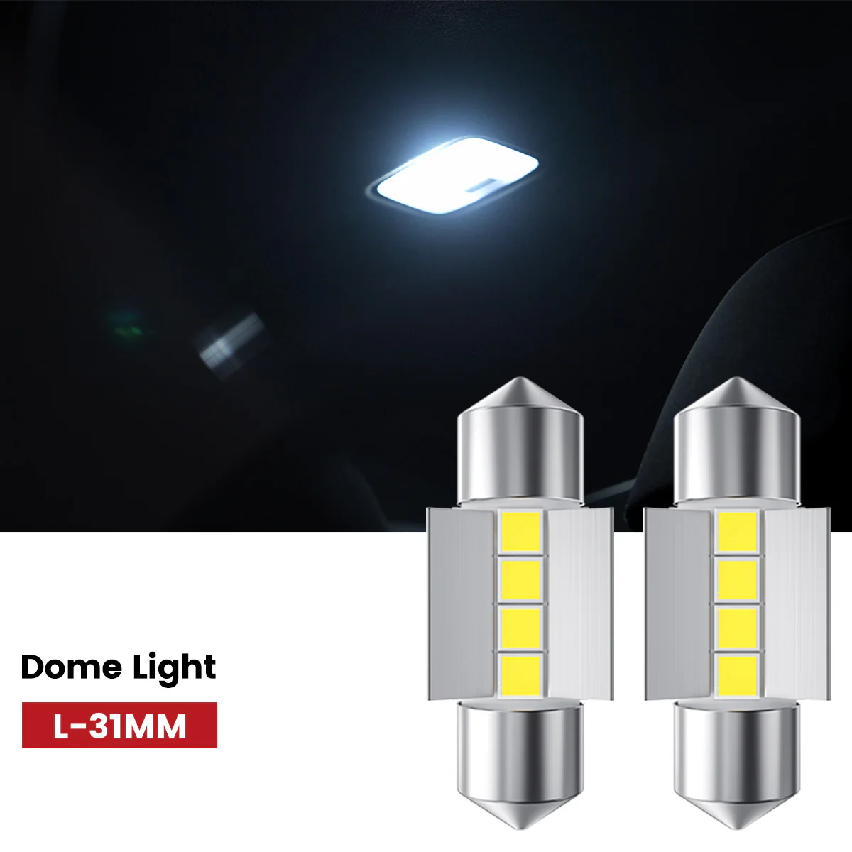 Fit for 2018-2019 Subaru Outback The Brightest LED Bulbs Upgrade - Image 48