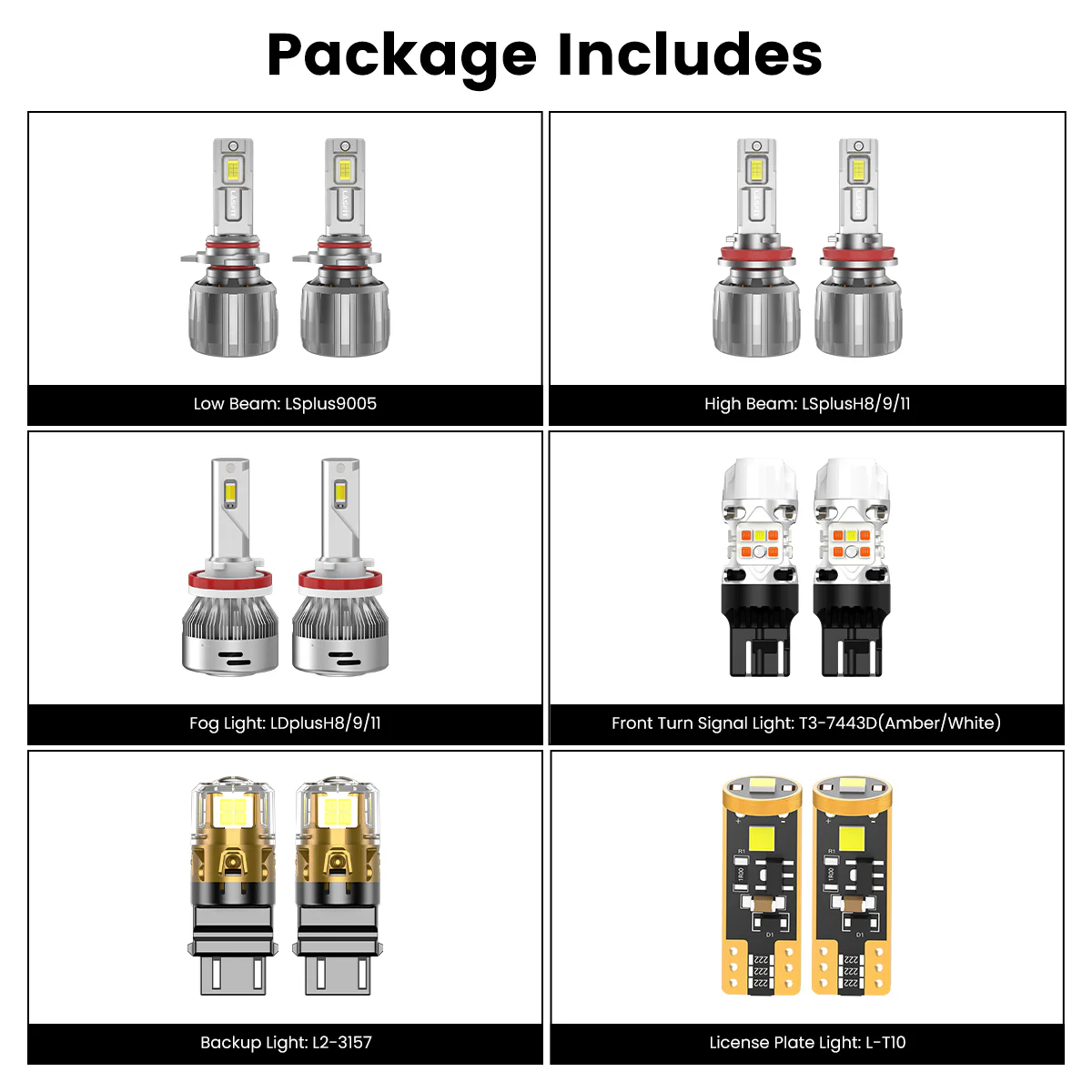 Fit for 2018-2021 Ford Expedition The Brightest LED Bulbs Upgrade | Tested and Verified - Image 2