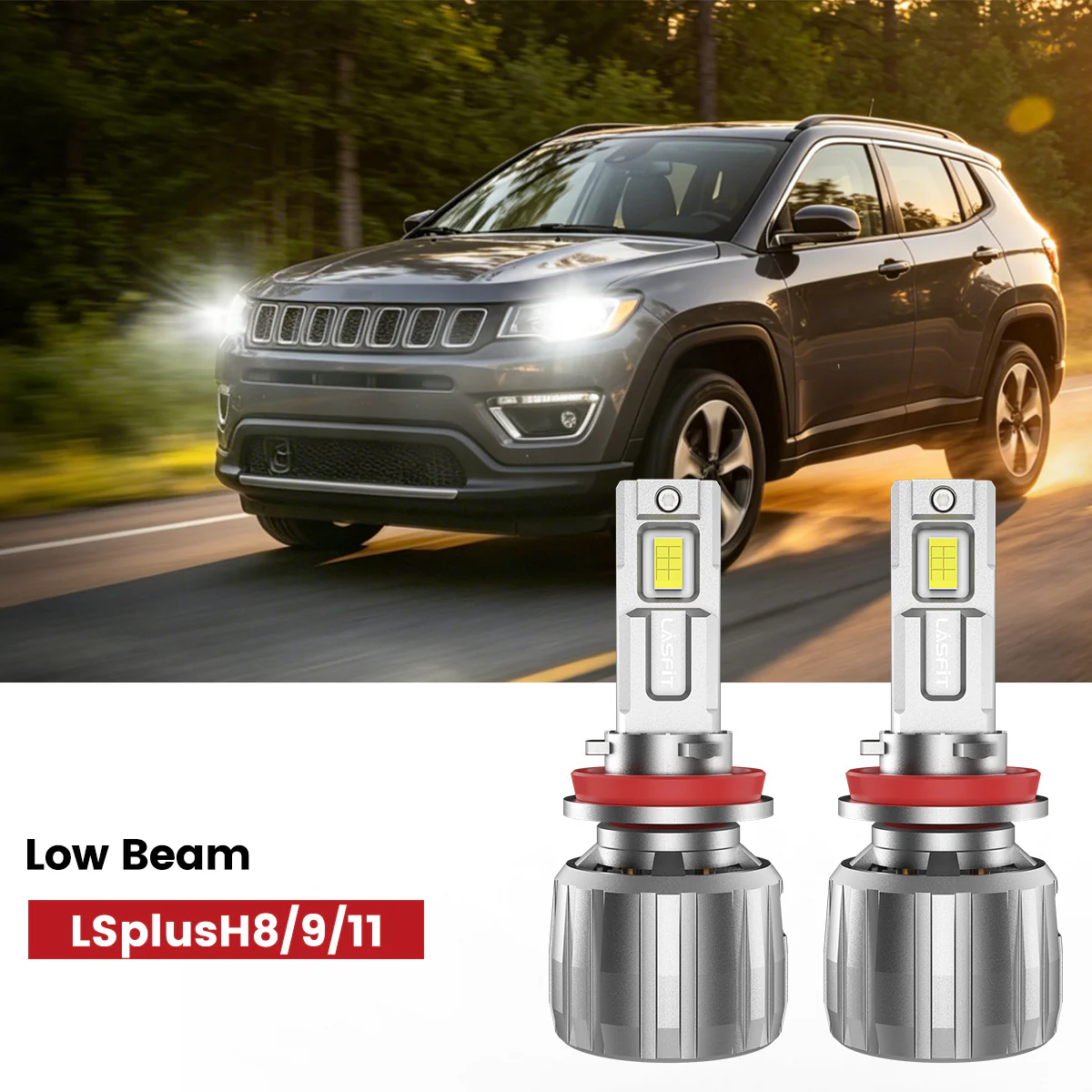 Fit for 2018-2021 Jeep Compass The Brightest LED Bulbs Upgrade - Image 18