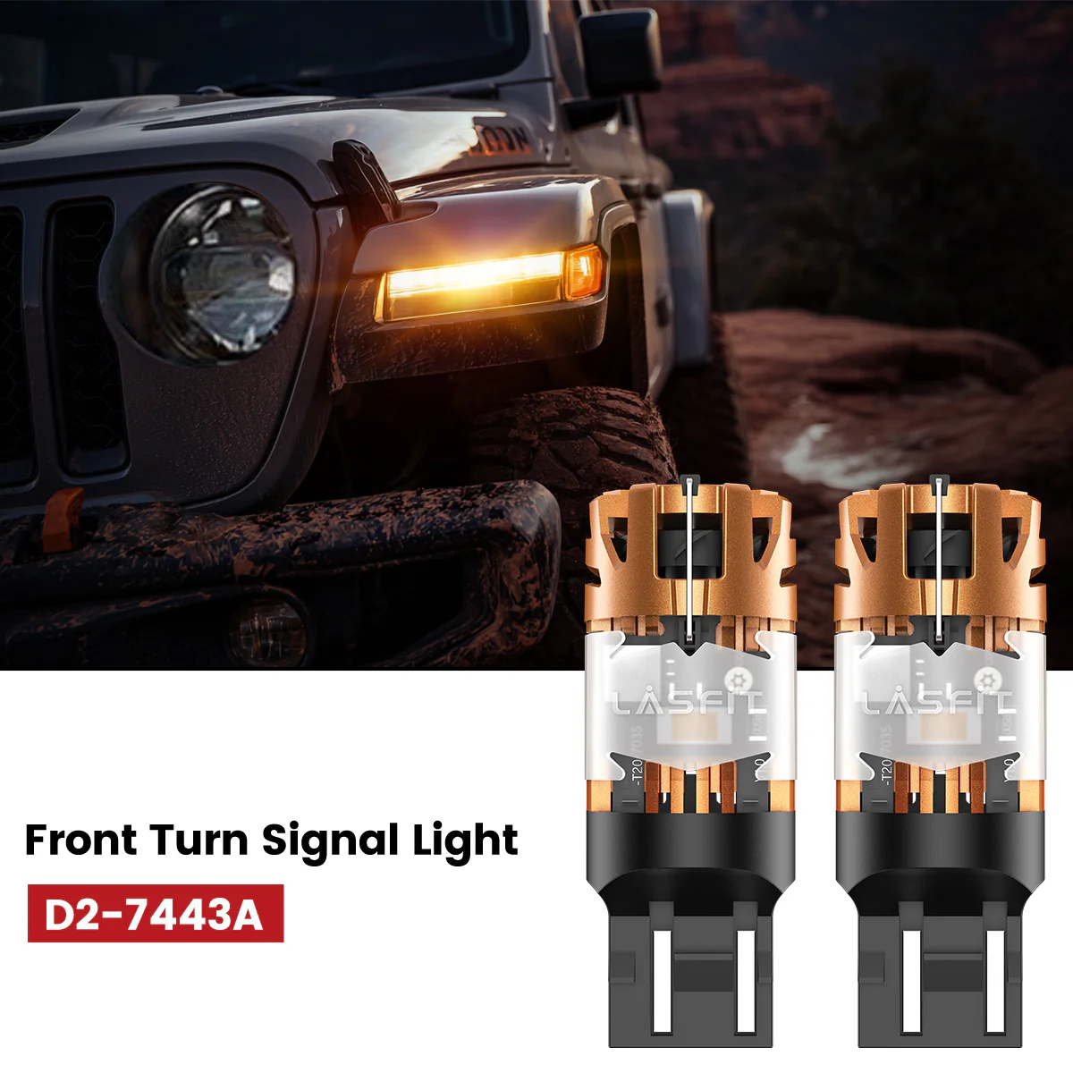 Fit for 2020-2025 Jeep Gladiator The Brightest LED Bulbs Upgrade | Tested and Verified - Image 34