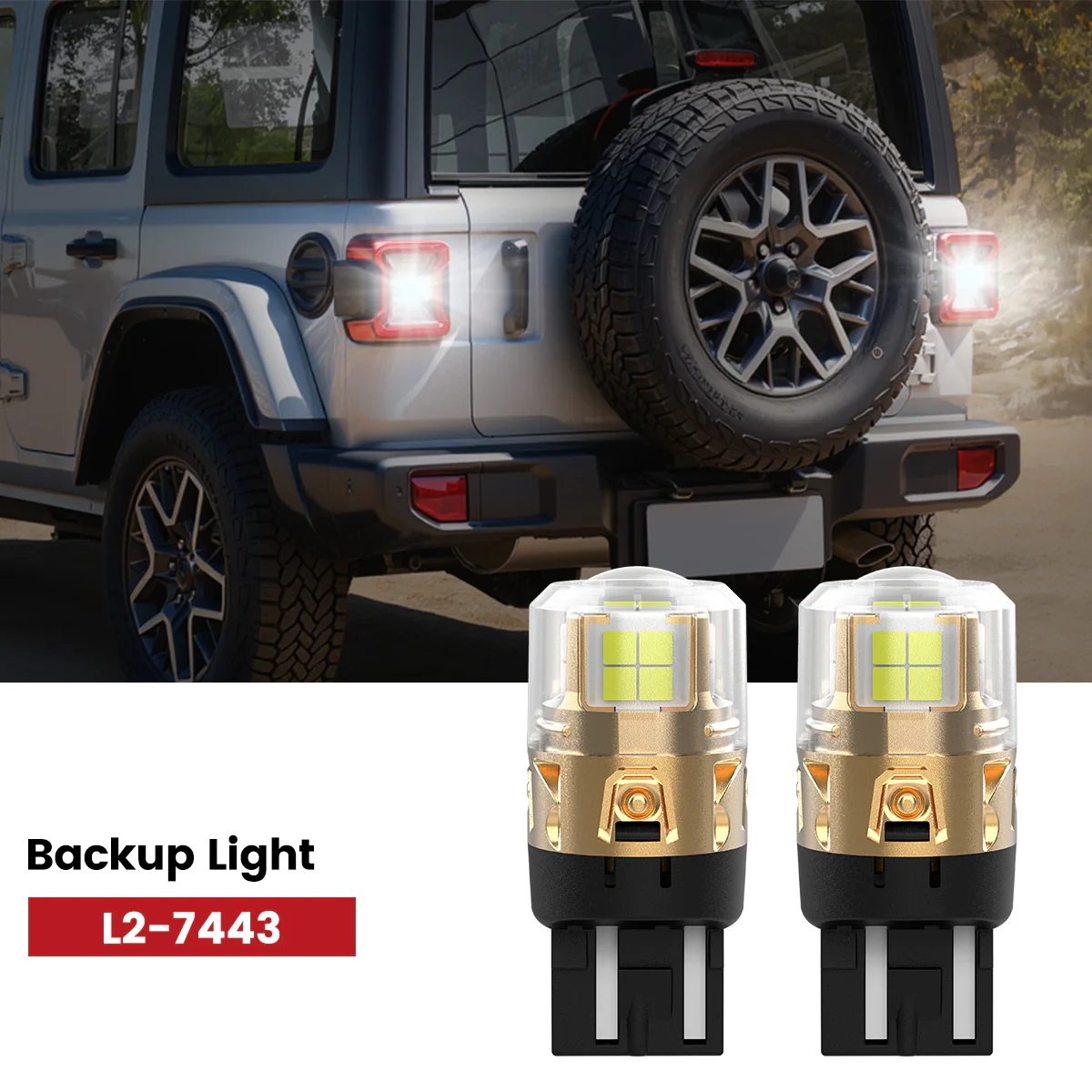 Fit for 2018-2026 Jeep Wrangler The Brightest LED Bulbs | Complete Lighting Upgrade Plan - Image 26