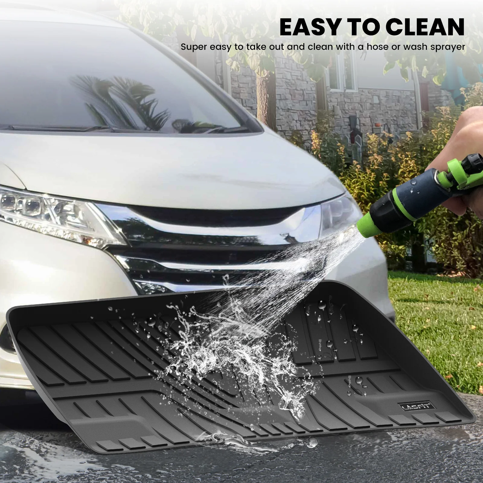 Fit for 2018-2026 Honda Odyssey TPE Custom Floor Mats or Rear Cargo Mat - Image 25