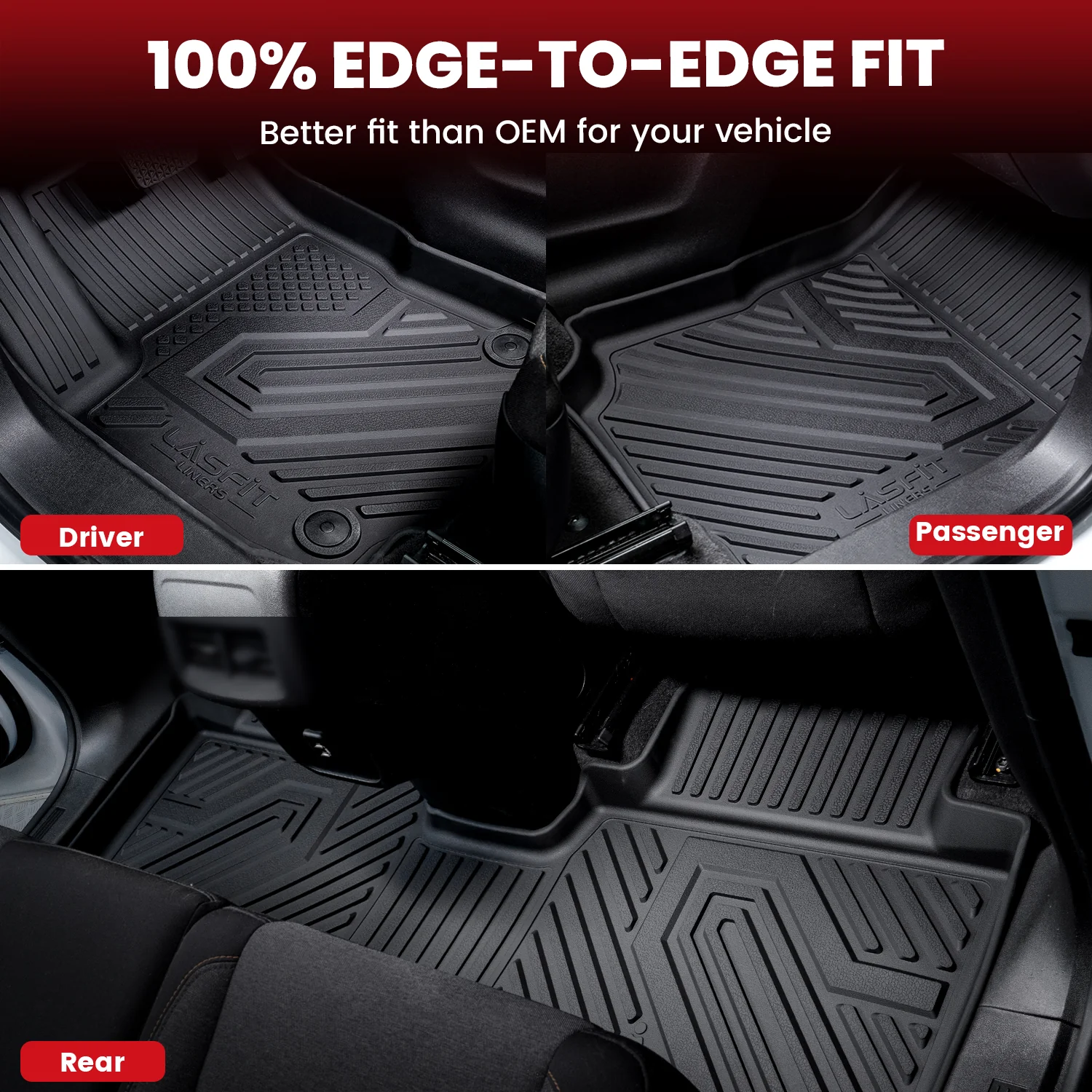 Fit for 2021-2024 Ford Expedition 8 Seats Floor Mats or Seatback & Cargo Mats - Image 10