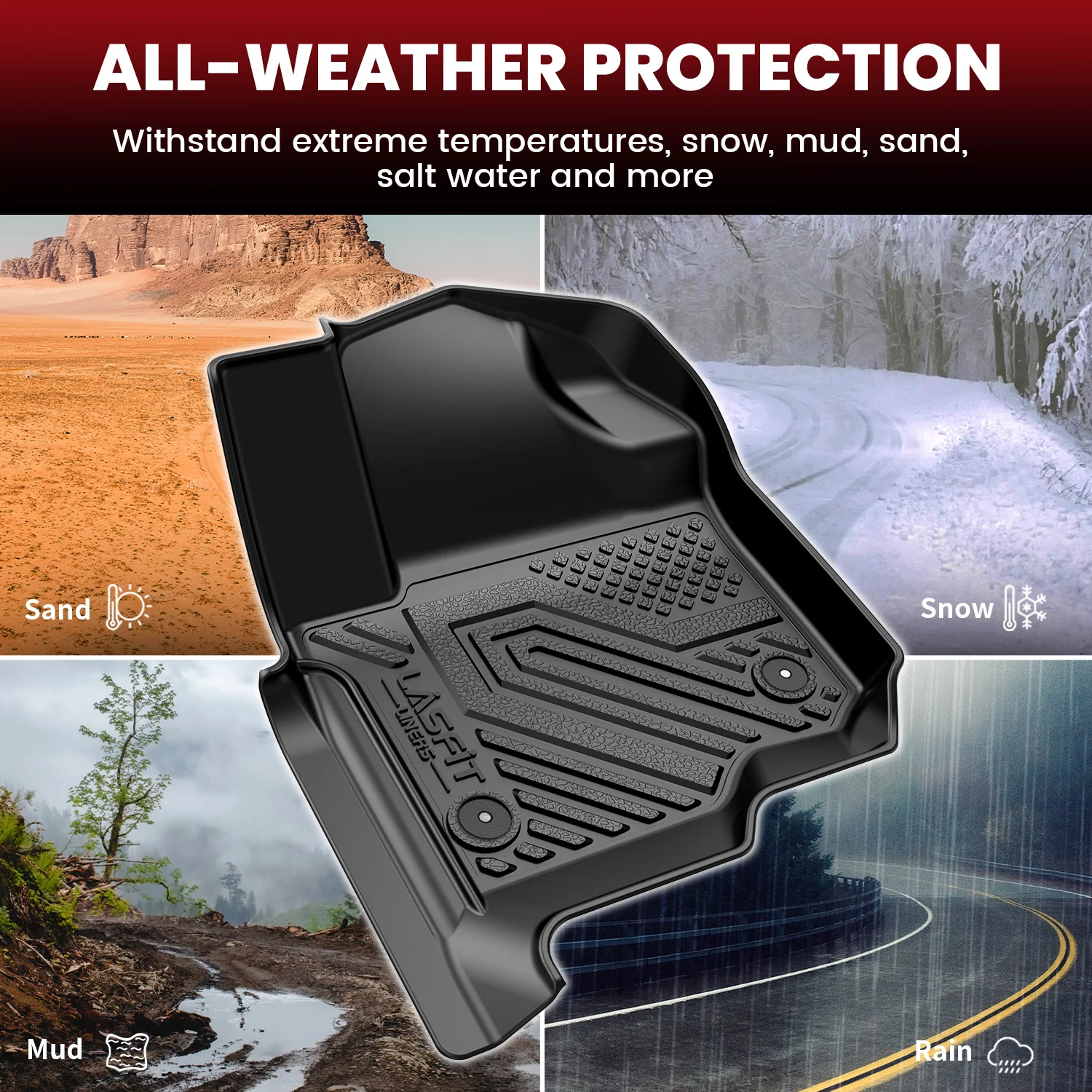 Fit for 2021-2024 Ford Expedition 8 Seats Floor Mats or Seatback & Cargo Mats - Image 6