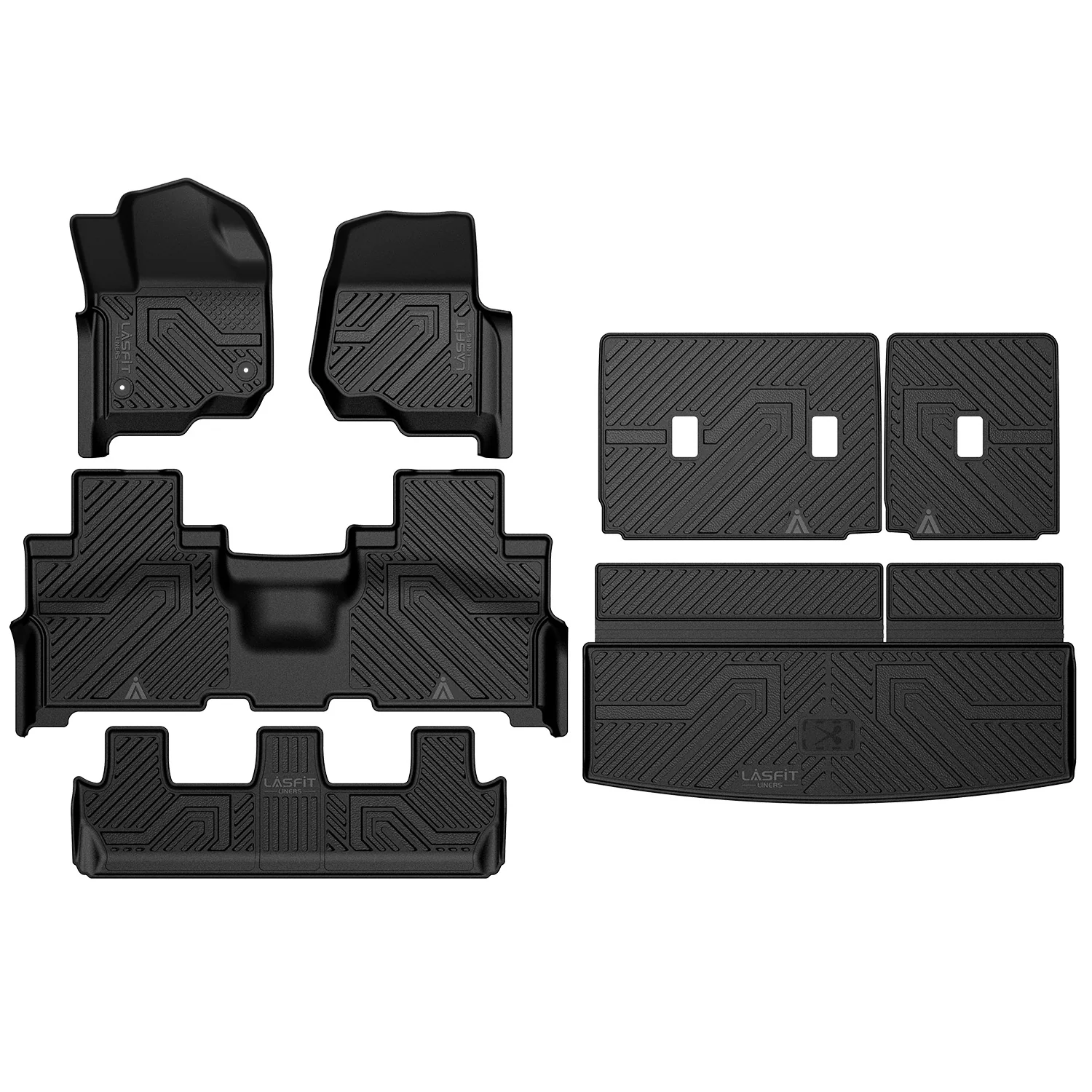 Fit for 2021-2024 Ford Expedition 8 Seats Floor Mats or Seatback & Cargo Mats - Image 9