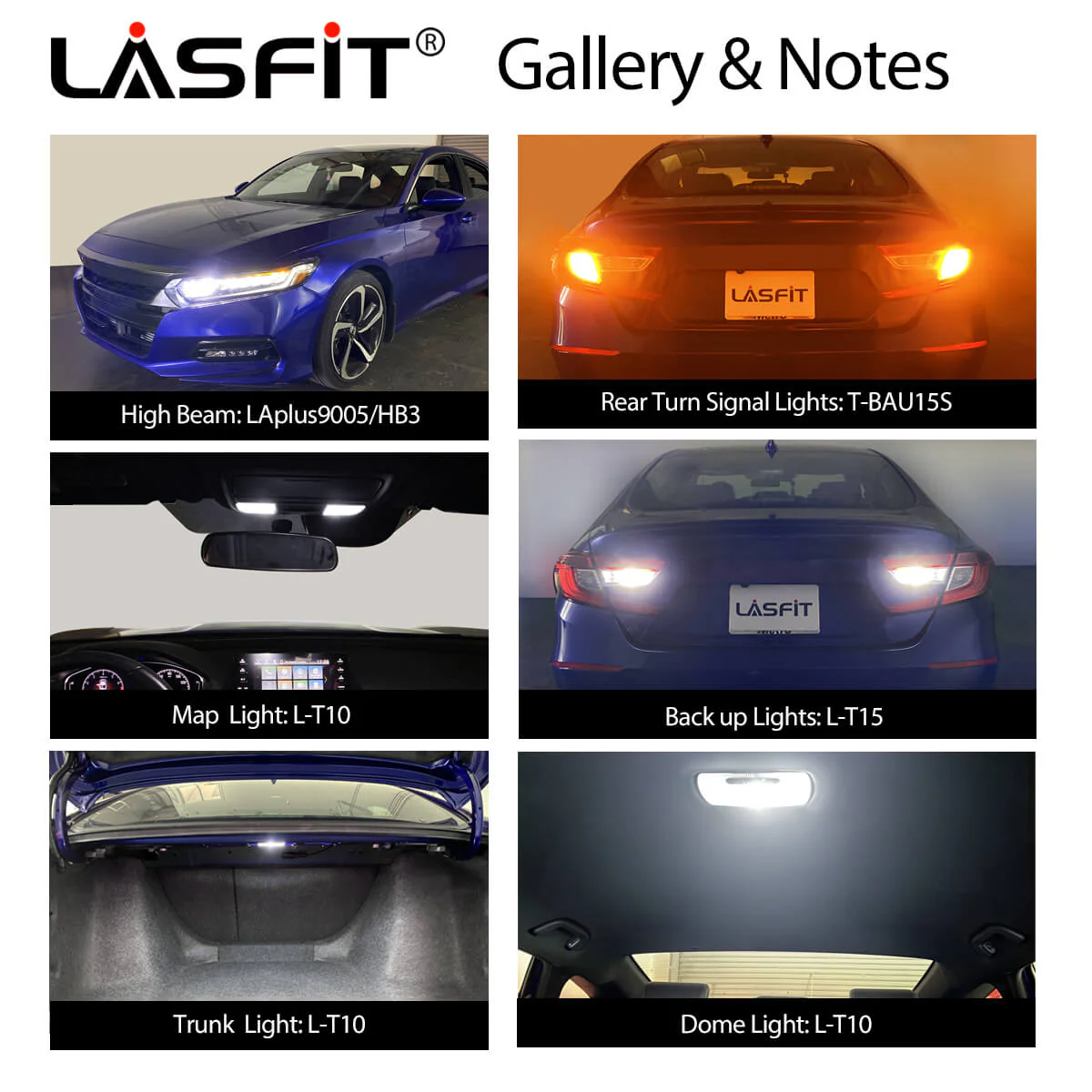 Fit for 2018-2022 Honda Accord LED Bulbs Upgrade - Image 4