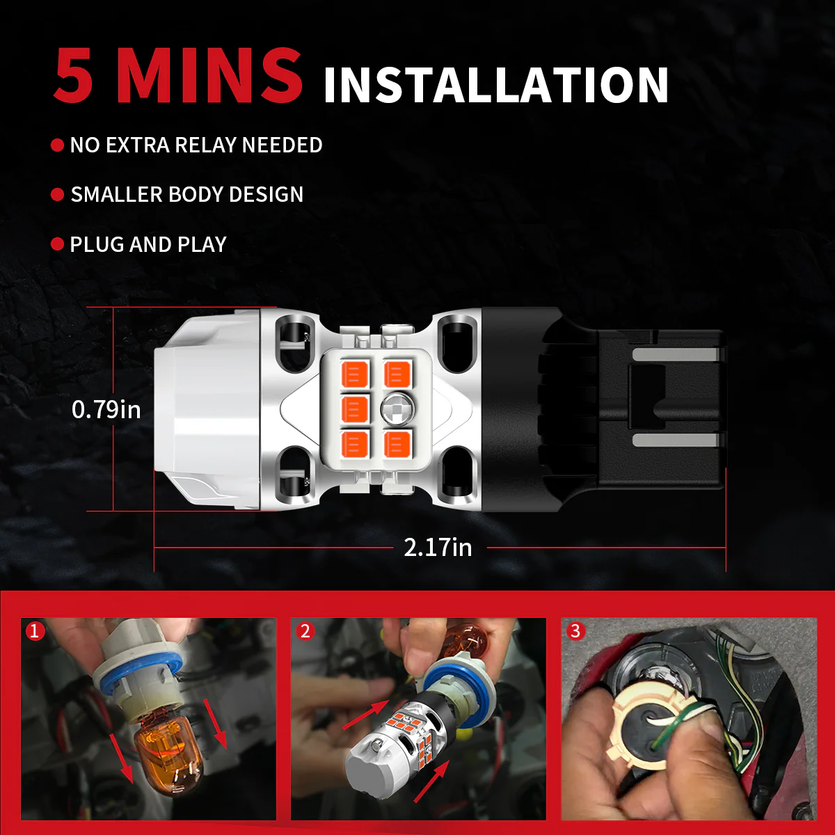 Fit for 2016-2021 Honda Civic Sedan Coupe Hatchback The Brightest LED Bulbs Upgrade | Tested and Verified - Image 36