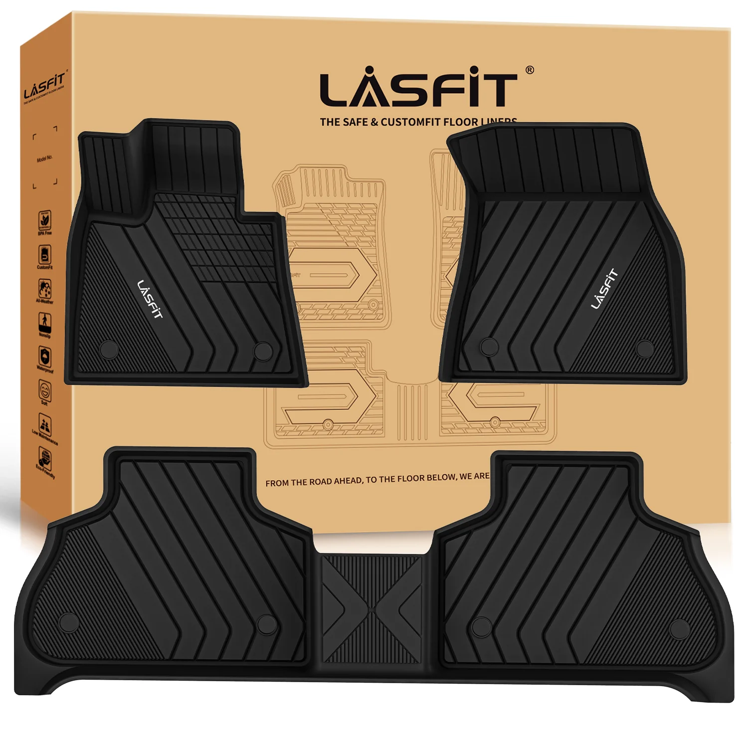 Fit for 2019-2026 BMW X5 Floor Mats or Cargo Mat, Fit 5-seater Only - Image 22