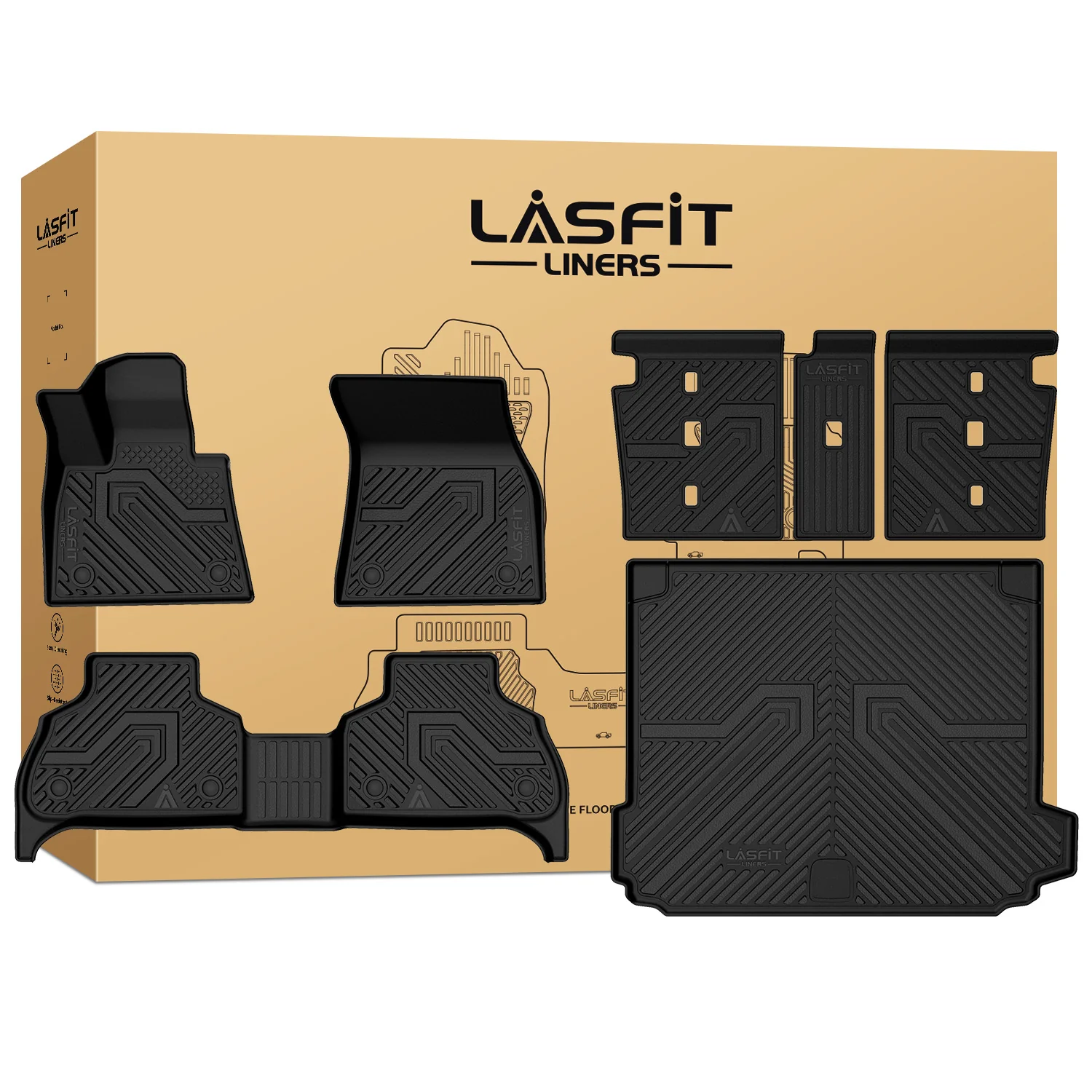 Fit for 2019-2026 BMW X5 Floor Mats or Cargo Mat, Fit 5-seater Only - Image 36